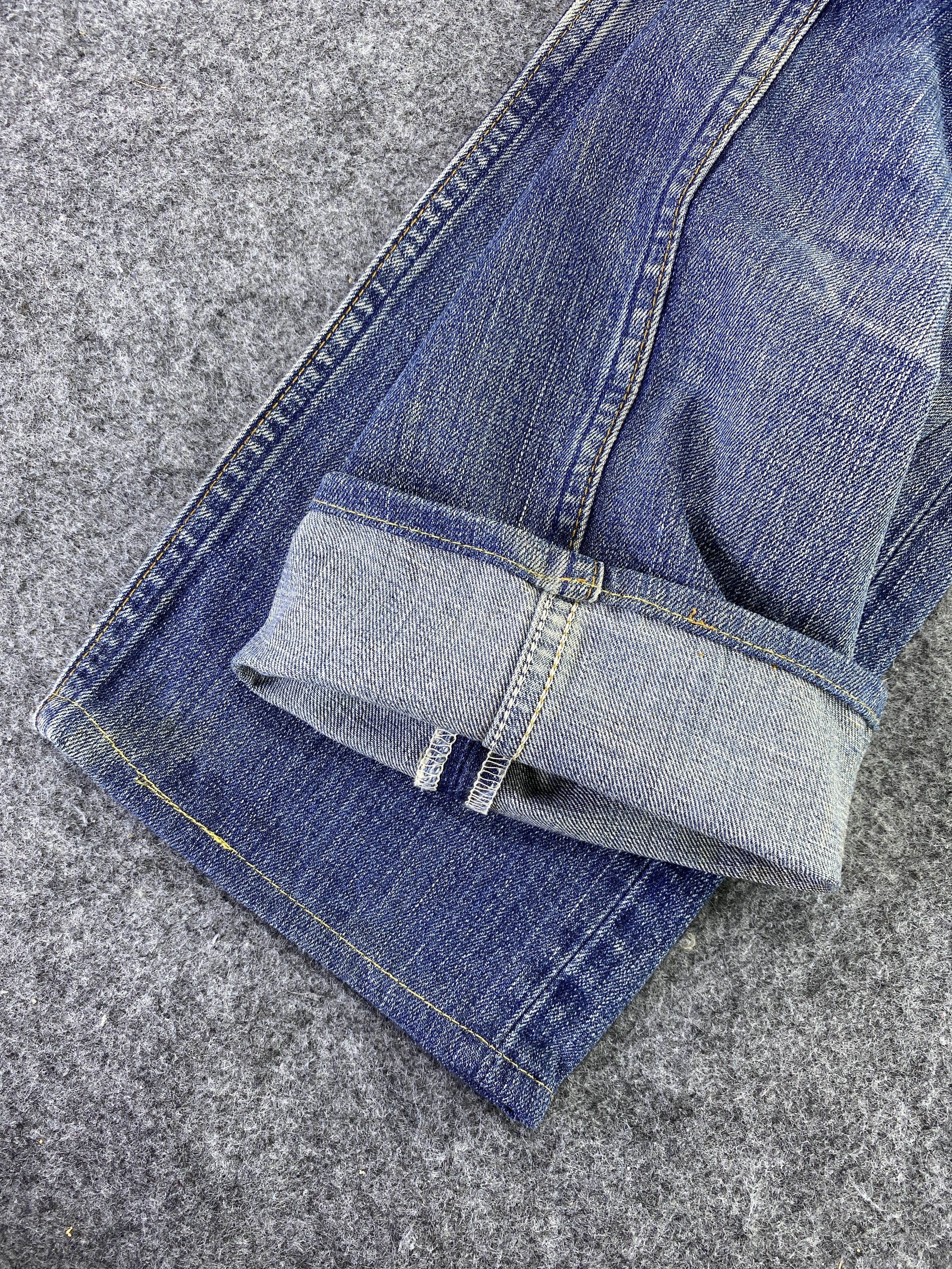 Jean × Levi's × Vintage VINTAGE LEVIS 505 Distress BLUE WASH JEANS -J794 Size US 32 / EU 48 - 9 Thumbnail