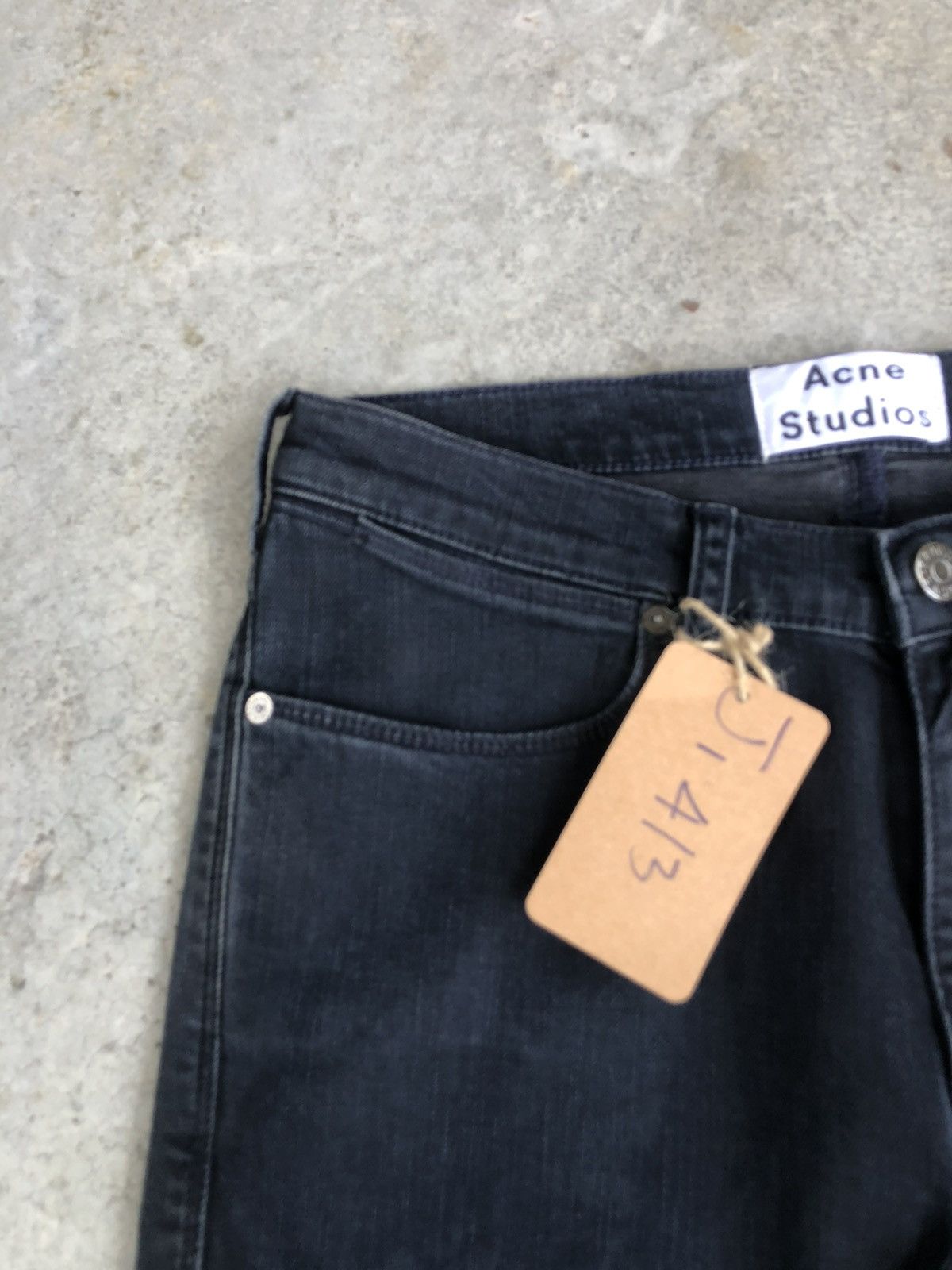Acne Studios Acne Studios Skinny Jeans Distressed Stretch Size US 29 - 14 Thumbnail