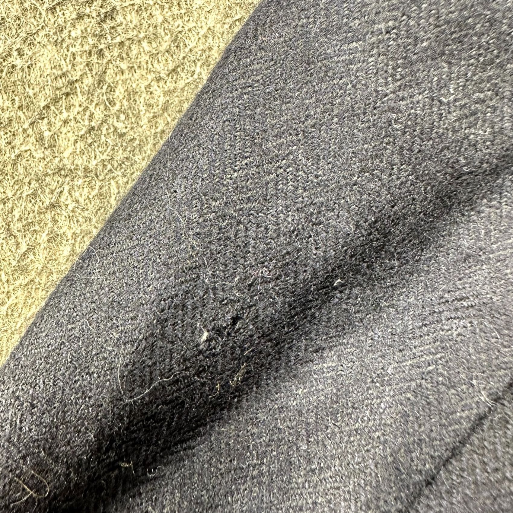 Vintage VINTAGE Bal Paca Coat Mens 46 Blue Navy Overcoat Long Wool Herringbone 90s Jacket/Coat Mens Size US S / EU 44-46 / 1 - 7 Thumbnail