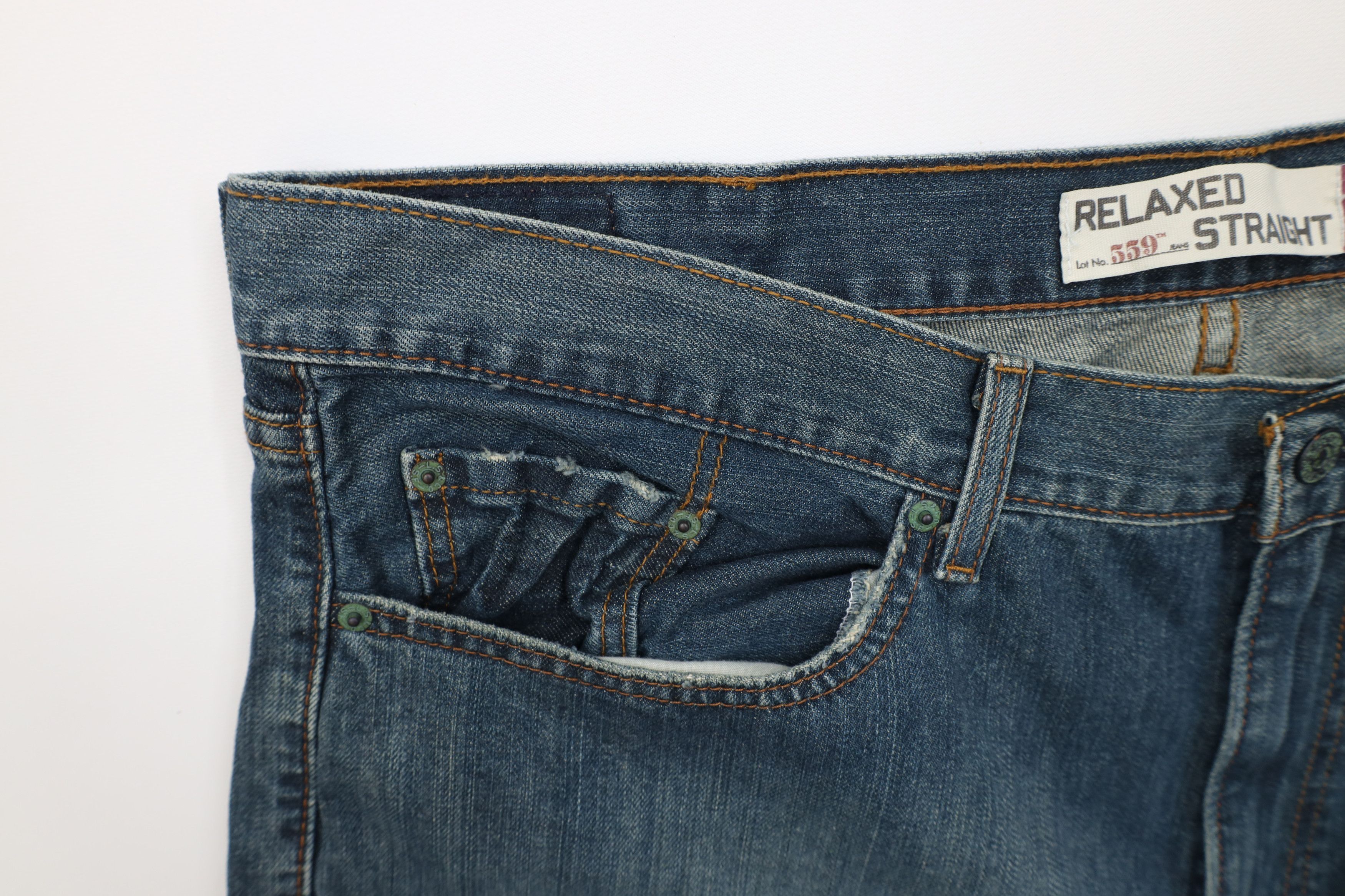 Levi's Vintage Y2K Levis 569 Relaxed Straight Wide Leg Denim Jeans Size US 40 / EU 56 - 7 Thumbnail