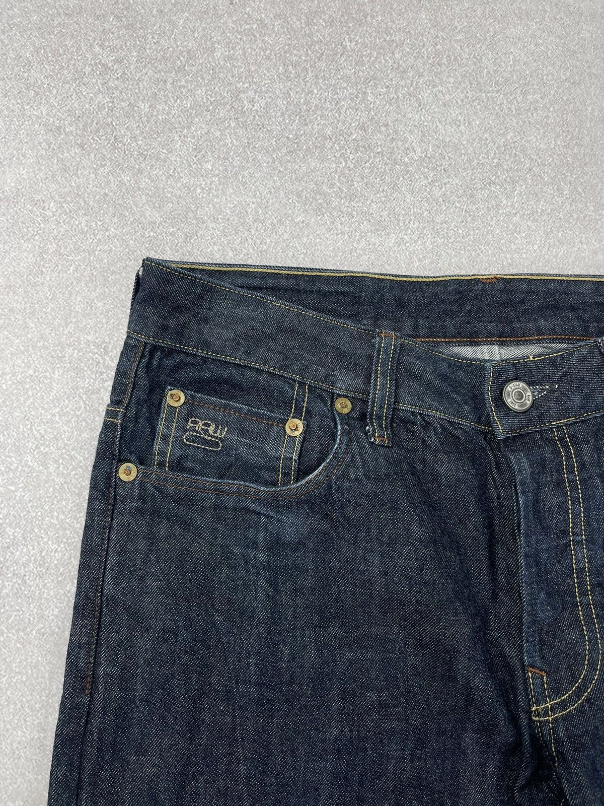 G-Star × Vintage Vintage G-Star Raw 3301 Denim Jeans Men’s Size US 32 / EU 48 - 5 Thumbnail