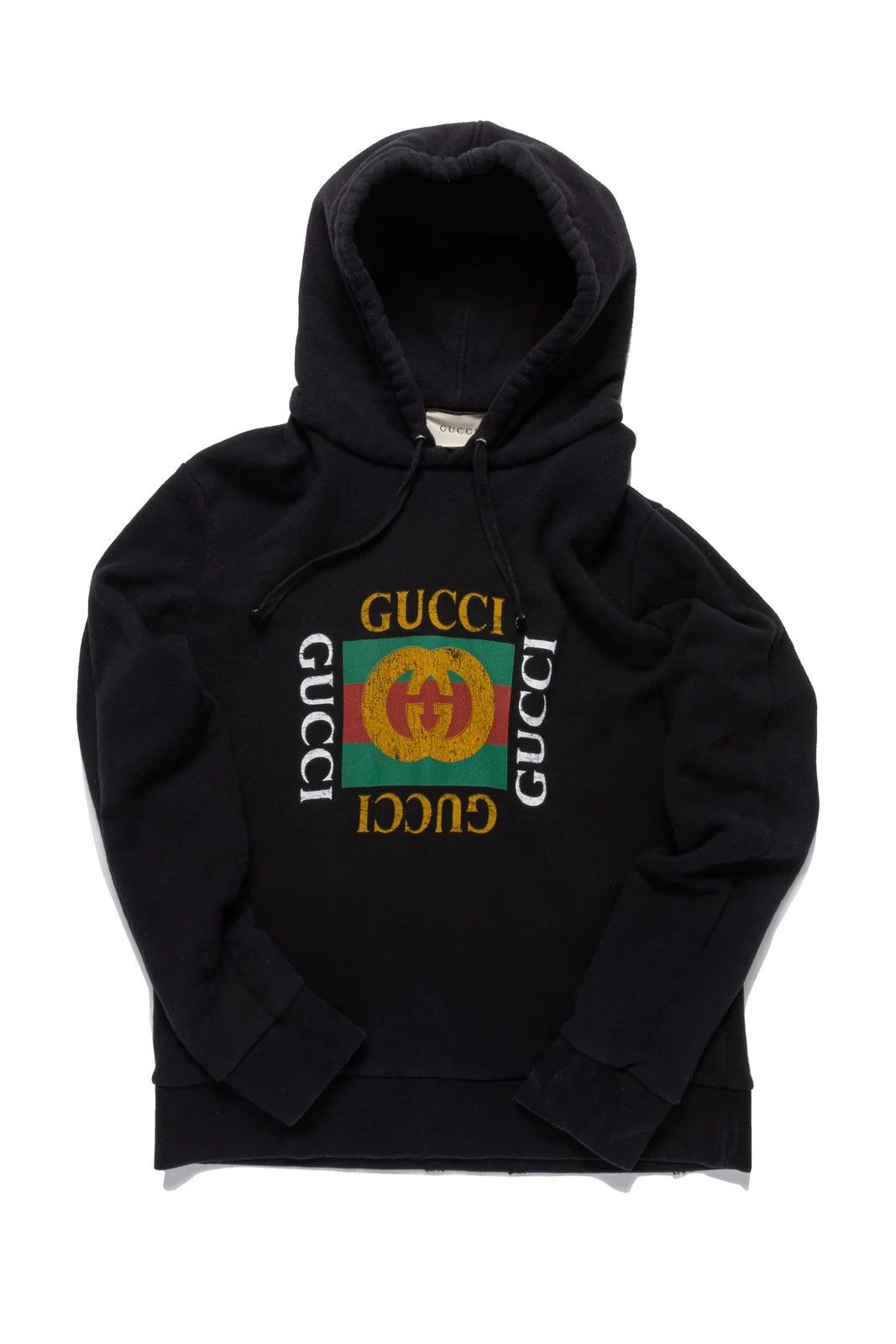 Gucci Gucci Black Classic Logo Hoodie Grailed