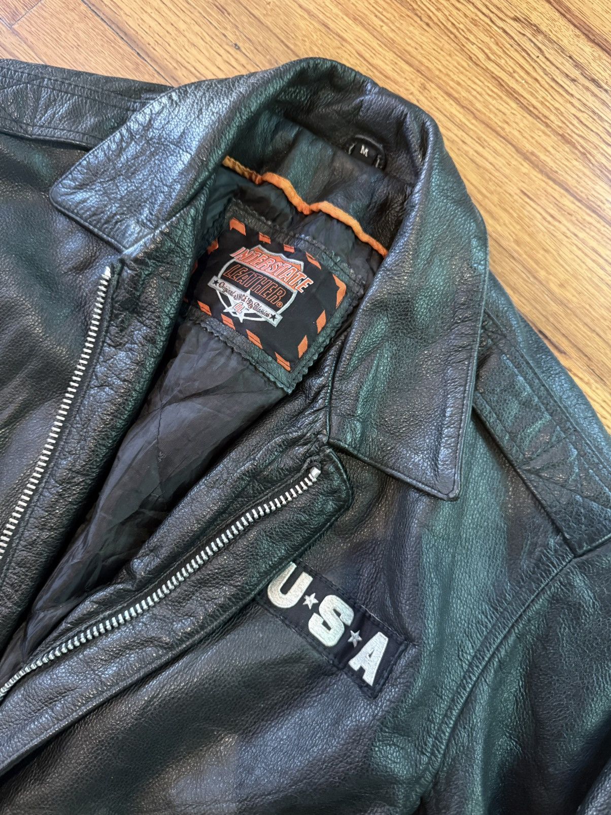 Vintage VINTAGE motorcycle USA jacket bomber Size US M / EU 48-50 / 2 - 7 Thumbnail