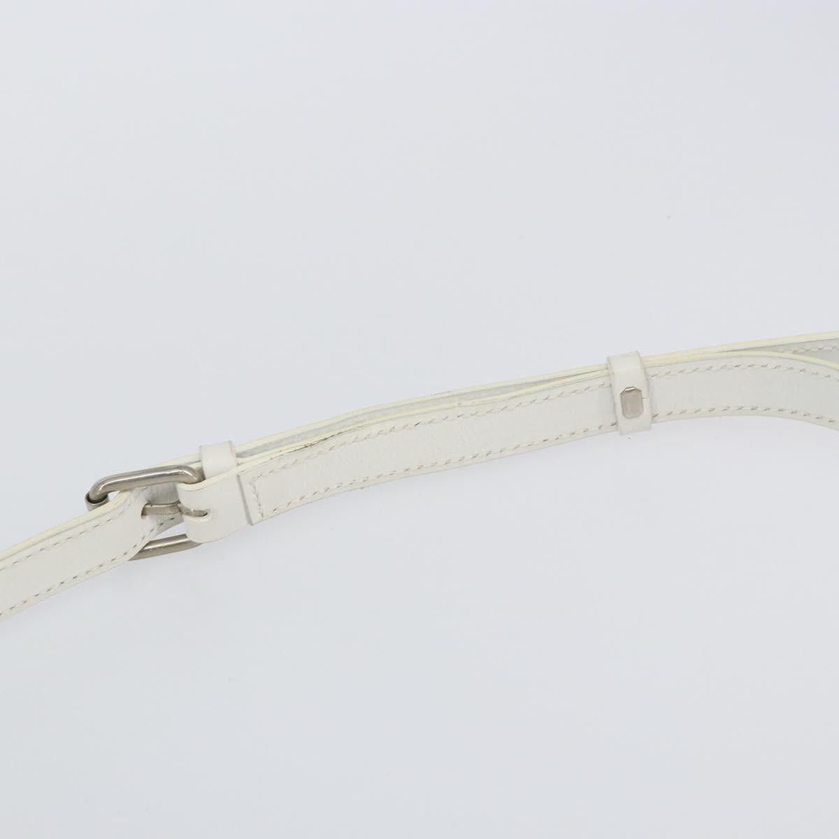 Celine CELINE Shoulder Bag Leather White Silver Size ONE SIZE - 8 Thumbnail