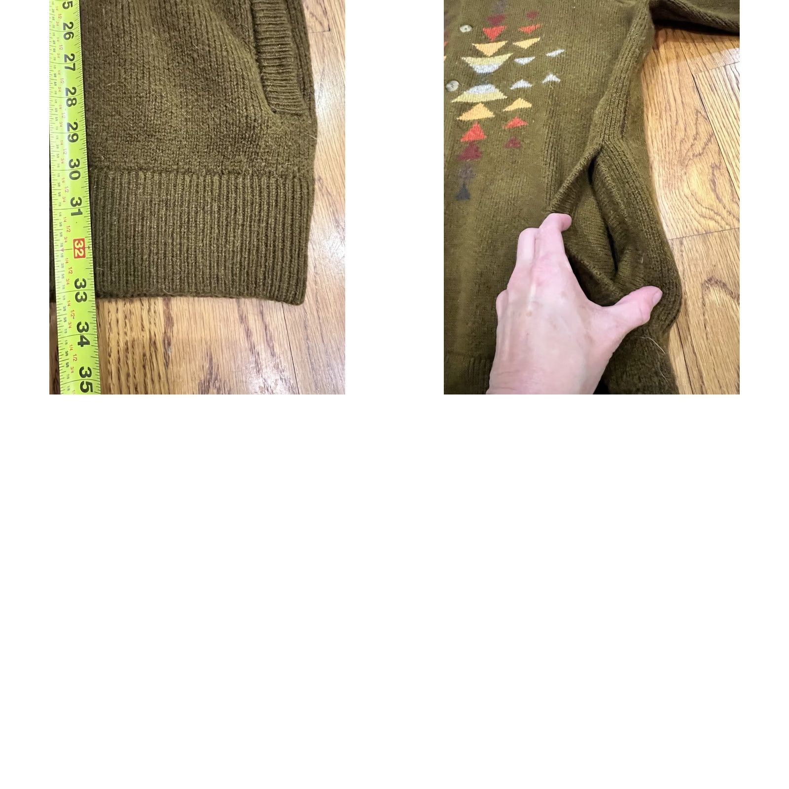 Pendleton VINTAGE Pendleton Jacquard Shetland Bomber Cardigan Men’s Size XXL Brown Wool Aztec Size US XXL / EU 58 / 5 - 9 Thumbnail