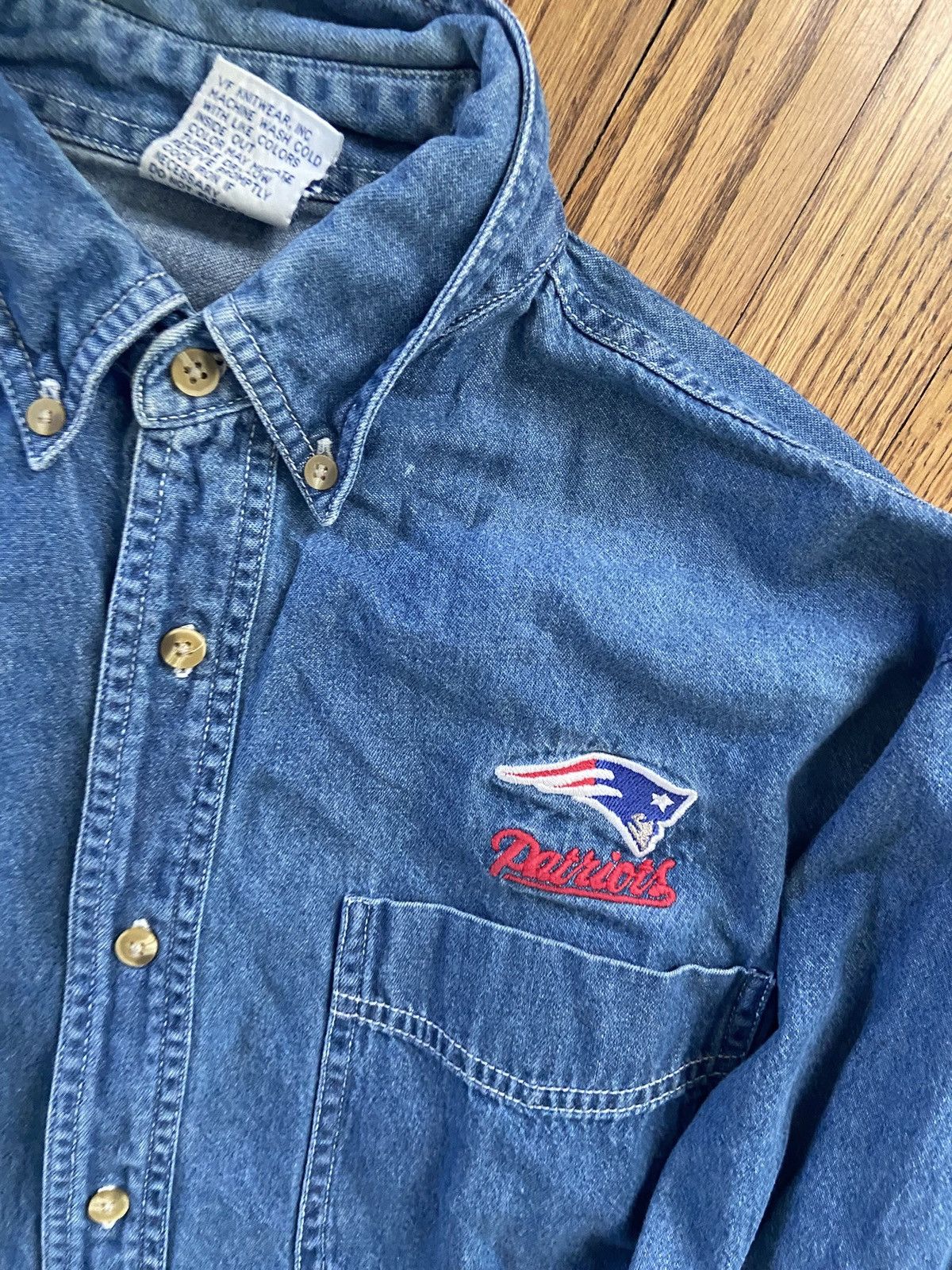 NFL Vintage new england patriots button up shirt Size US M / EU 48-50 / 2 - 3 Thumbnail
