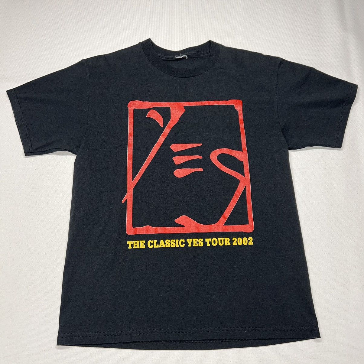 Band Tees × Vintage VTG Yes Band Tee Shirt Black Tour Rock Music Retro Graphic Size US L / EU 52-54 / 3 - 2 Thumbnail