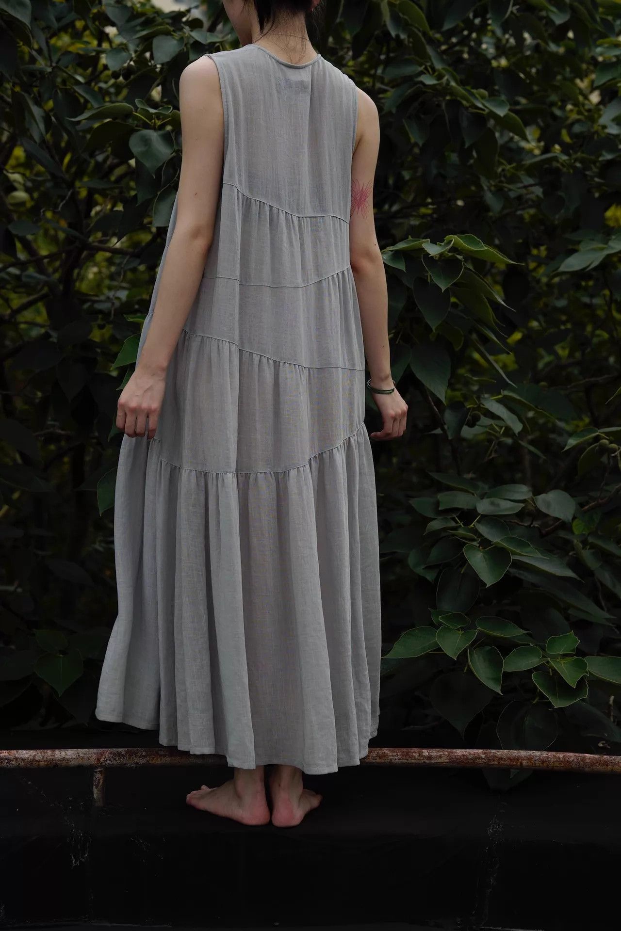 Comme des Garcons CDG 1993 tricot gray sleeveless dress free size Size ONE SIZE - 8 Thumbnail