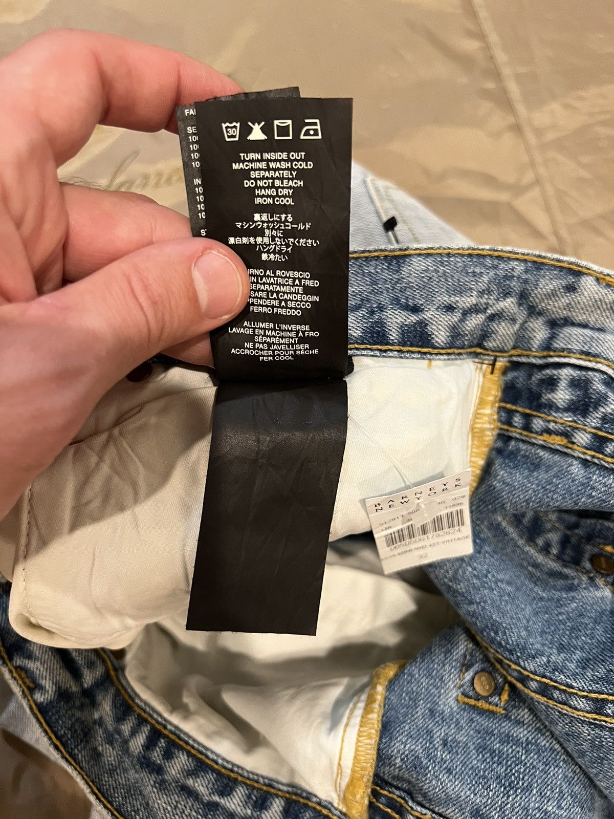 Fear of God FEAR OF GOD Skinny Jeans size 32 $1300 Size US 32 / EU 48 - 7 Thumbnail