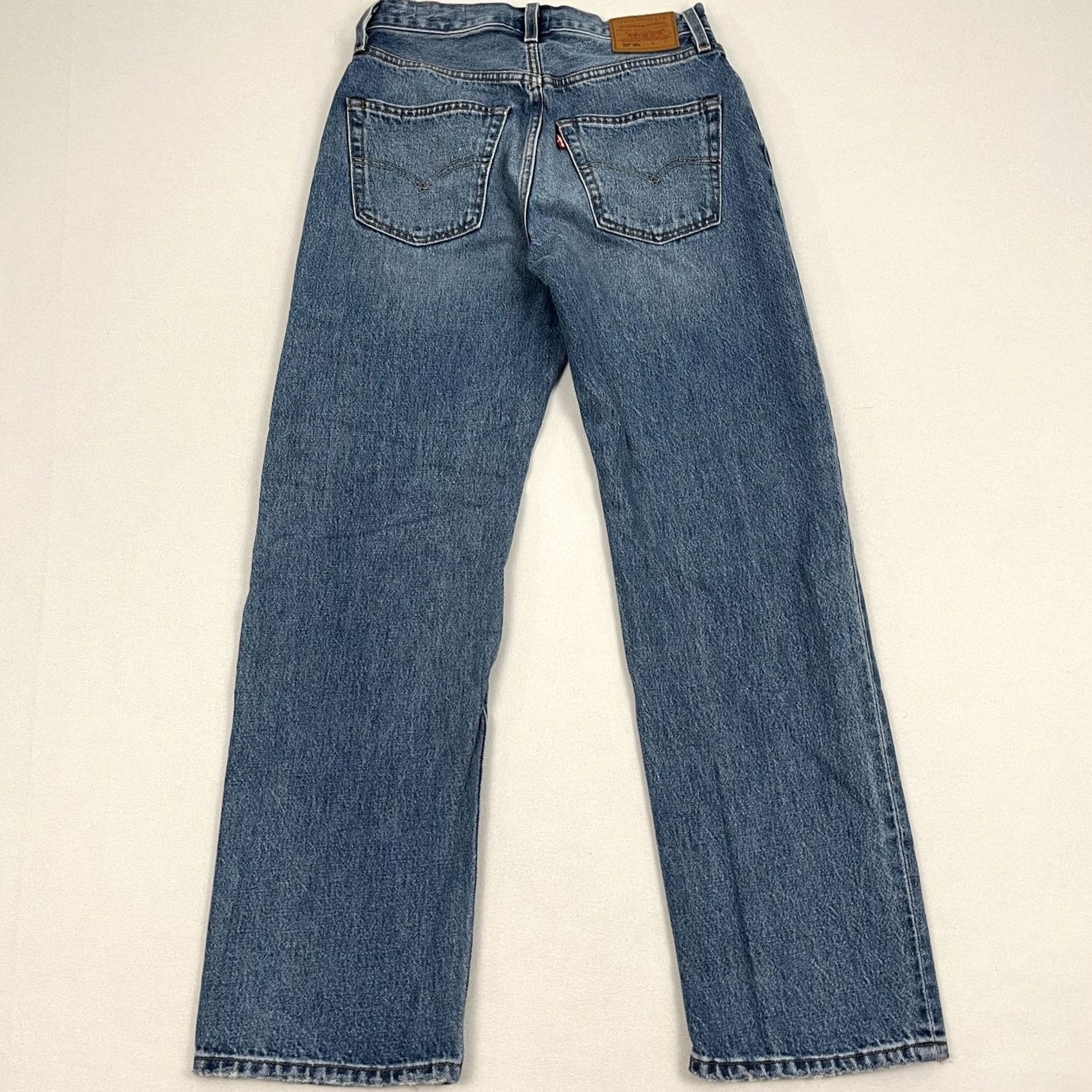 Levi's Levi's 501 Womens Jeans Slim Straight 90s Blue Denim 28 x 29 Button Fly Vintage No N/A Size 28" / US 6 / IT 42 - 6 Thumbnail