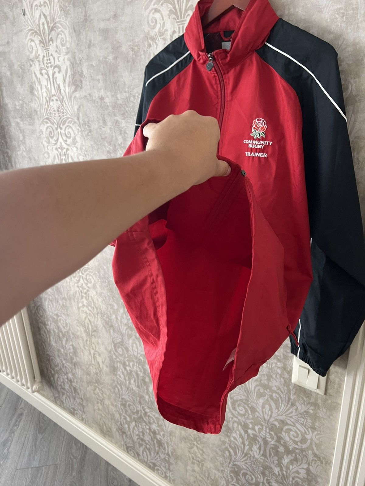 Nike Vintage Nike Community Rugby Trainer Jacket nylon Size US L / EU 52-54 / 3 - 13 Thumbnail