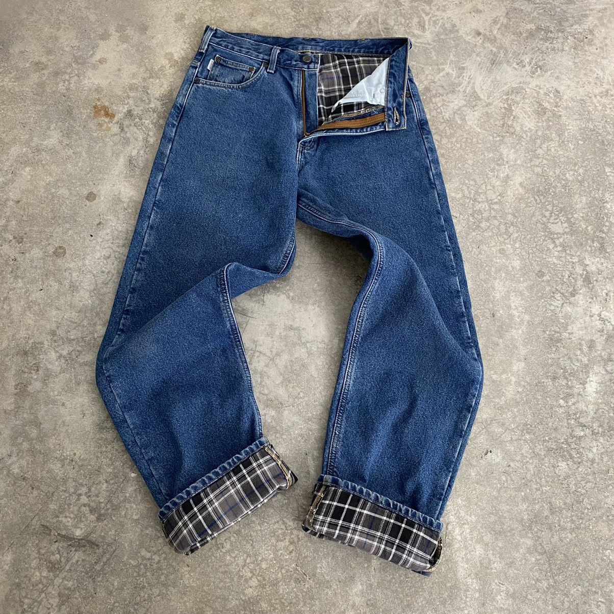 Carhartt Vintage Carhartt Blanket Lined Relaxed Fit Denim Jeans Size US 32 / EU 48 - 1 Thumbnail