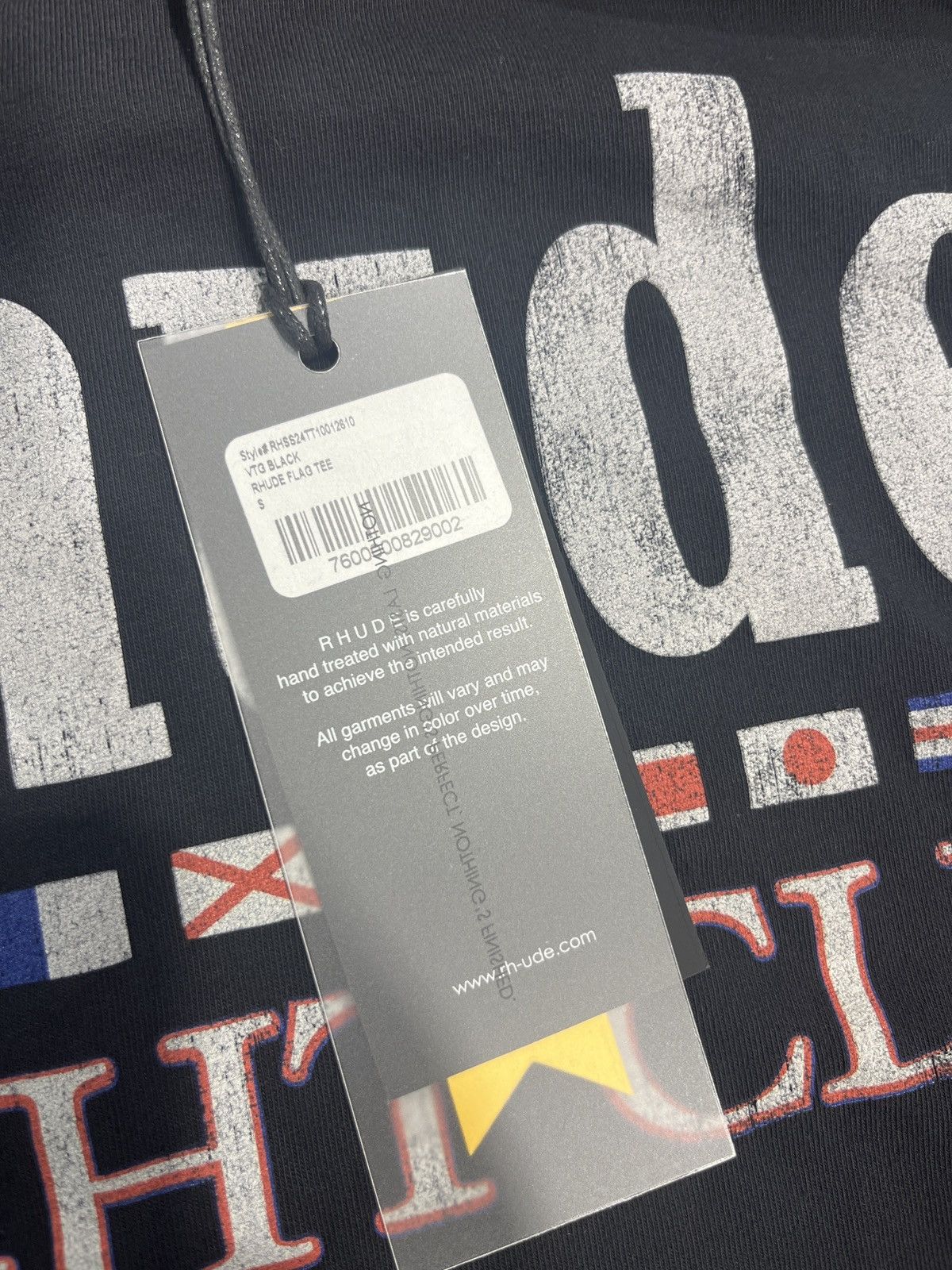 Rhude Rhude black yatch club T shirts Size US S / EU 44-46 / 1 - 3 Thumbnail