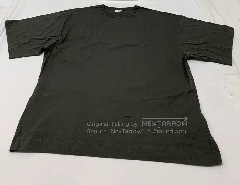 Dries Van Noten Dries Van Noten Dark Gray Crew Neck Drop Shoulder Loose Sh Size US L / EU 52-54 / 3 - 2 Thumbnail