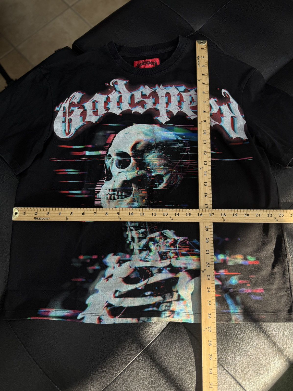 Godspeed Godspeed Black Matrix Glitch Tee Shirt Size XL (NEW) Size US XL / EU 56 / 4 - 6 Thumbnail