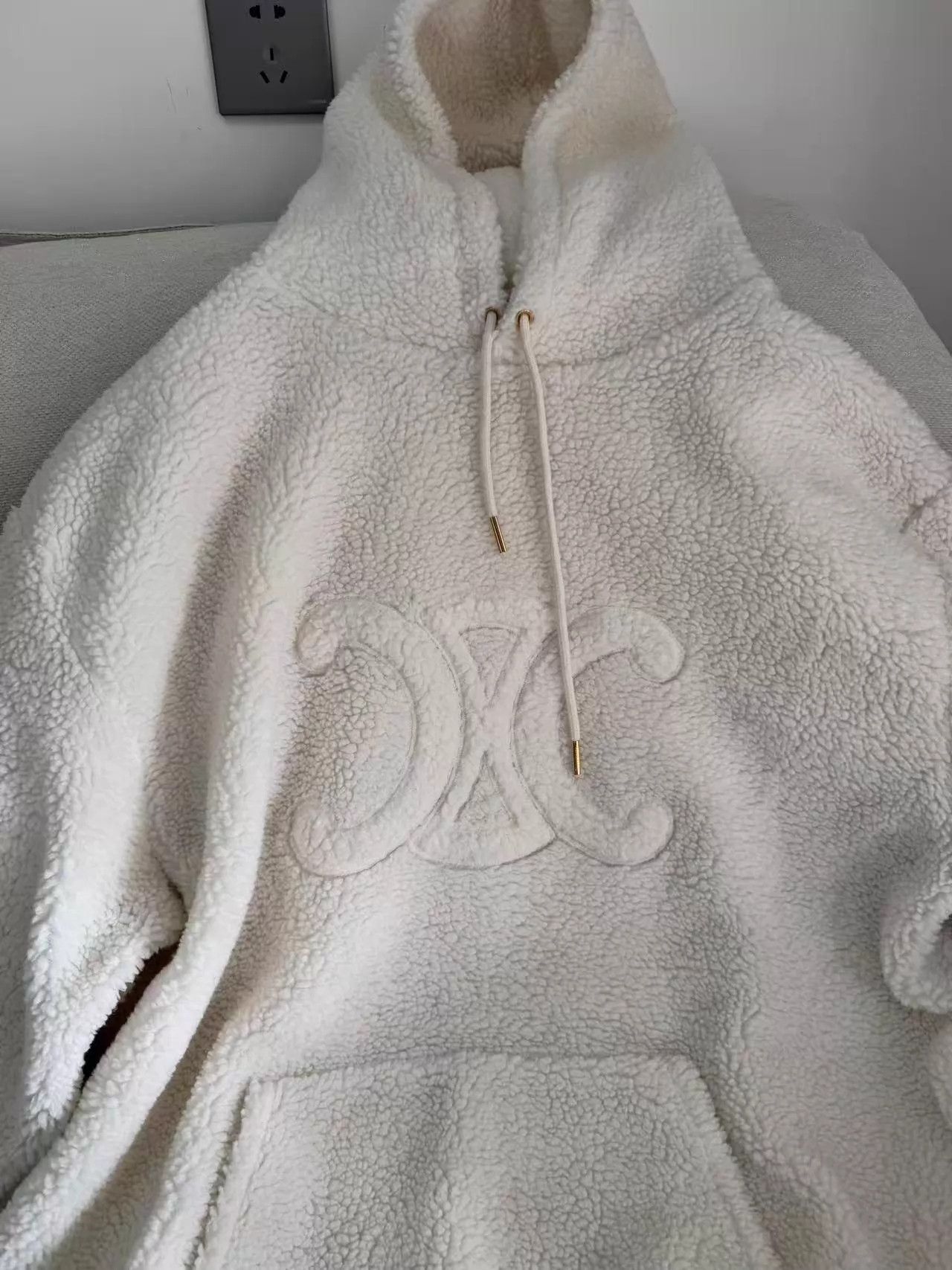 Celine Celine Triomphe Teddy Sweatshirt 99 New Size S Size S / US 4 / IT 40 - 2 Thumbnail