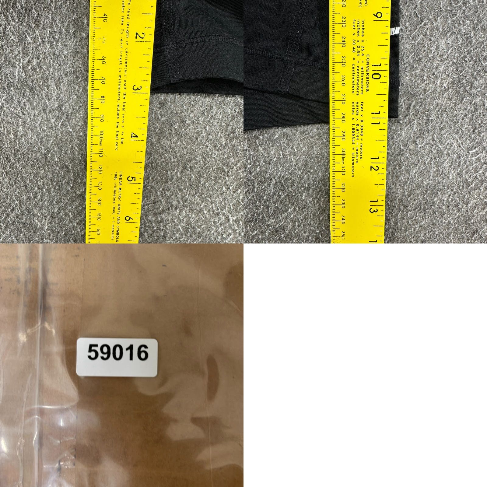 Nike Nike Shorts Womens M Black Pro Spellout Compression Gym Yoga Dri Fit Logo Size 32" / US 10 / IT 46 - 8 Thumbnail
