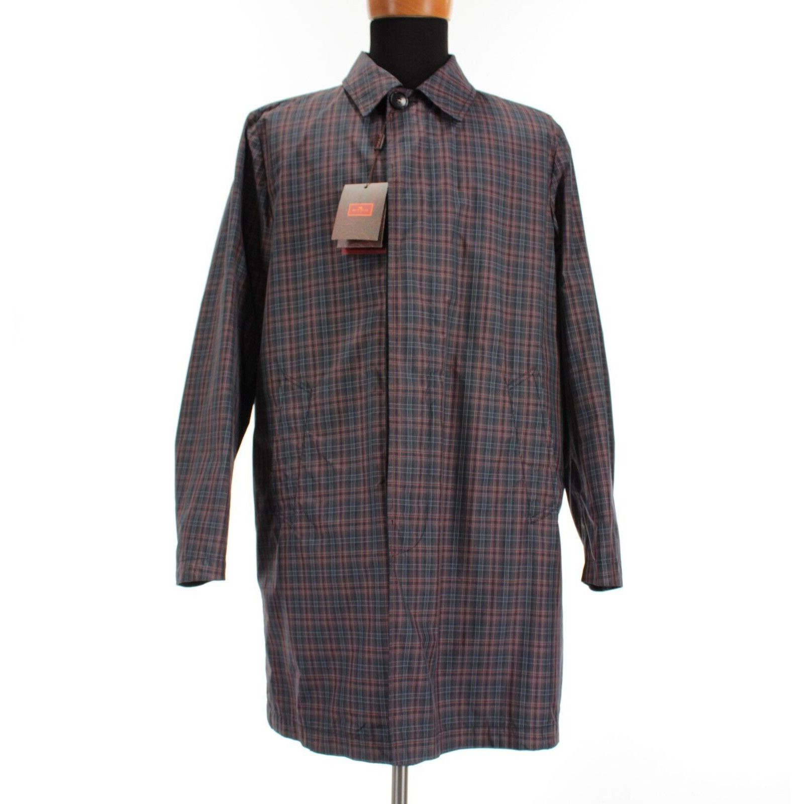 Etro ETRO Coat Size L US In Blue Polyamide Size US L / EU 52-54 / 3 - 6 Thumbnail