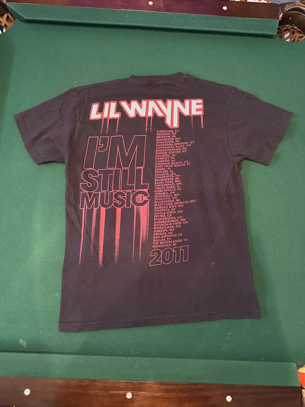 Vintage Lil Wayne tour tee Size US L / EU 52-54 / 3 - 3 Thumbnail