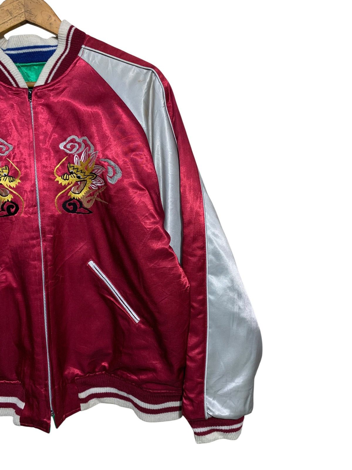 Japanese Brand 🔥VTG SUKAJAN SOUVENIR JACKETS SATEEN/RAYON REVERSIBLE Size US M / EU 48-50 / 2 - 5 Thumbnail