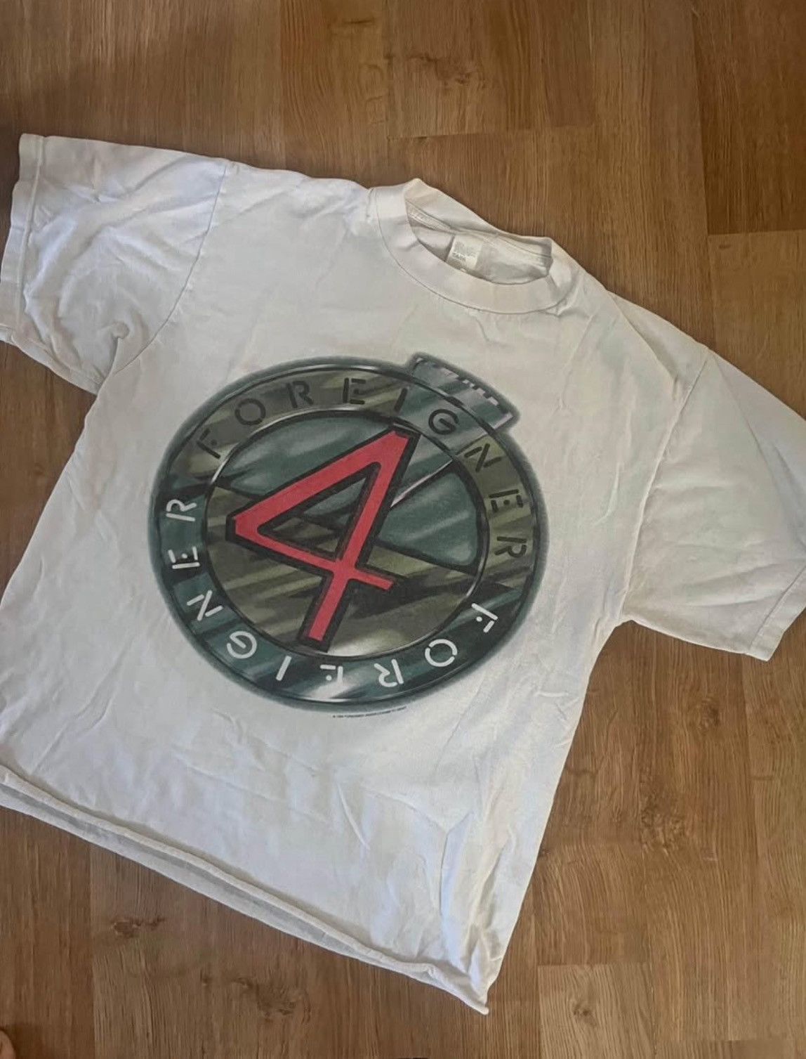 Vintage Vintage 1996 Foreigner North American Tour Rock Band Shirt Size US L / EU 52-54 / 3 - 1 Thumbnail