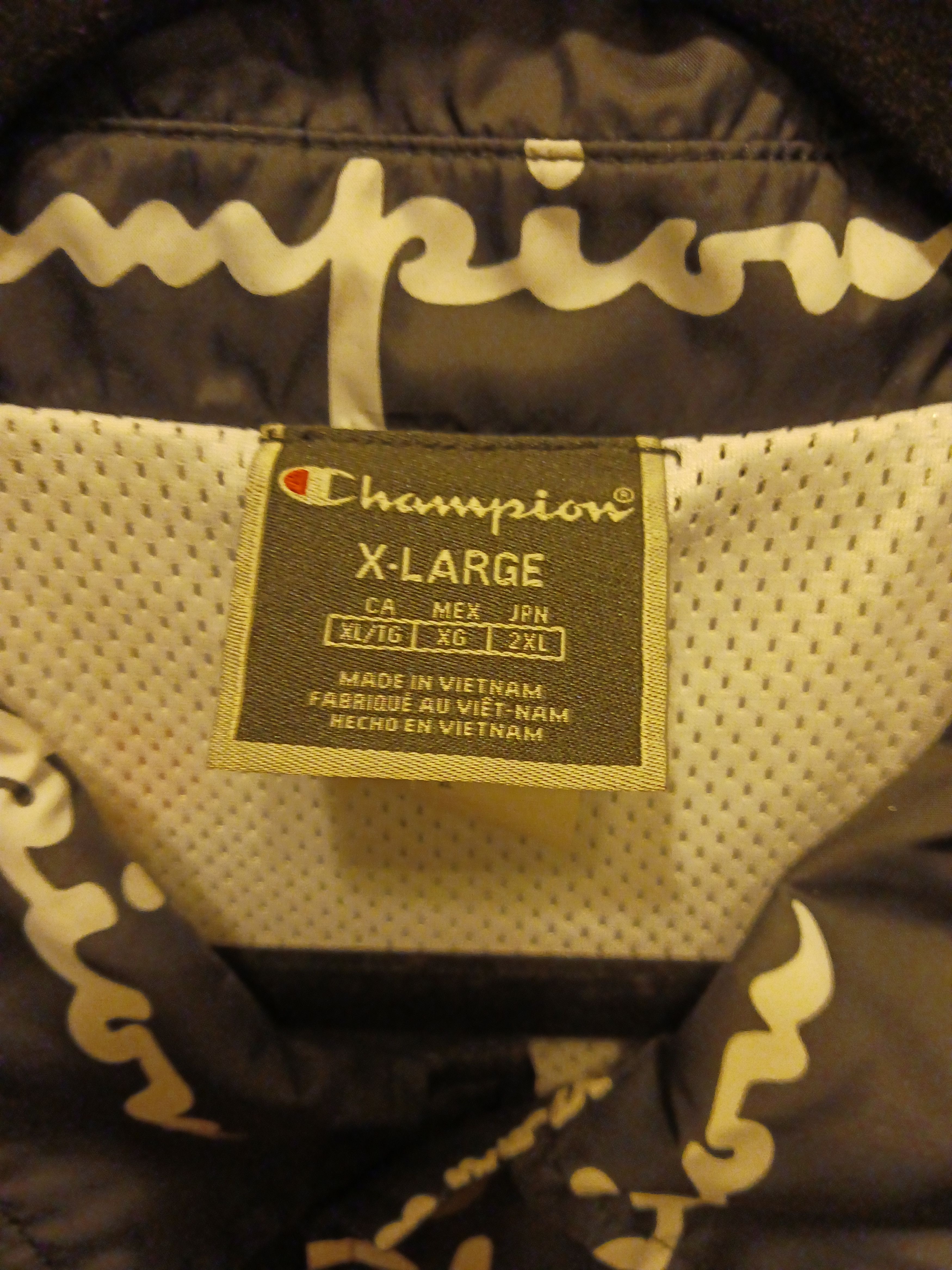 Champion Men's Logo Windbreaker/Warmup Jacket Size US XL / EU 56 / 4 - 3 Thumbnail