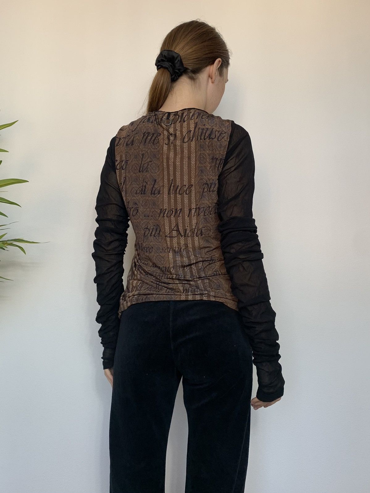 Other SAVE THE QUEEN! MESH LONG SLEEVE TOP LIKE JEAN PAUL GAULTIER Size S / US 4 / IT 40 - 12 Thumbnail