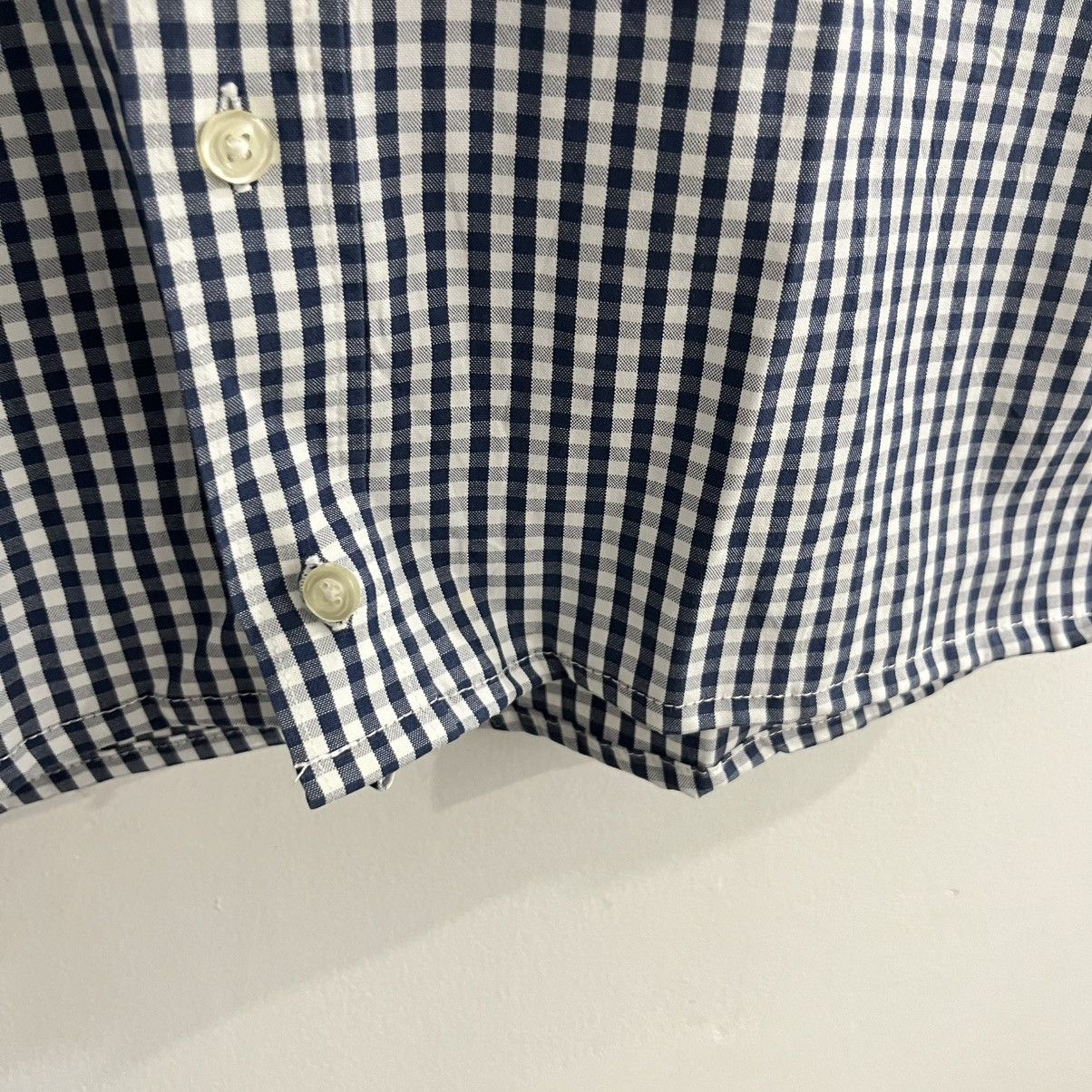 Japanese Brand Caprino Gingham Plaid Boxy Cut Shirt Size US L / EU 52-54 / 3 - 5 Thumbnail