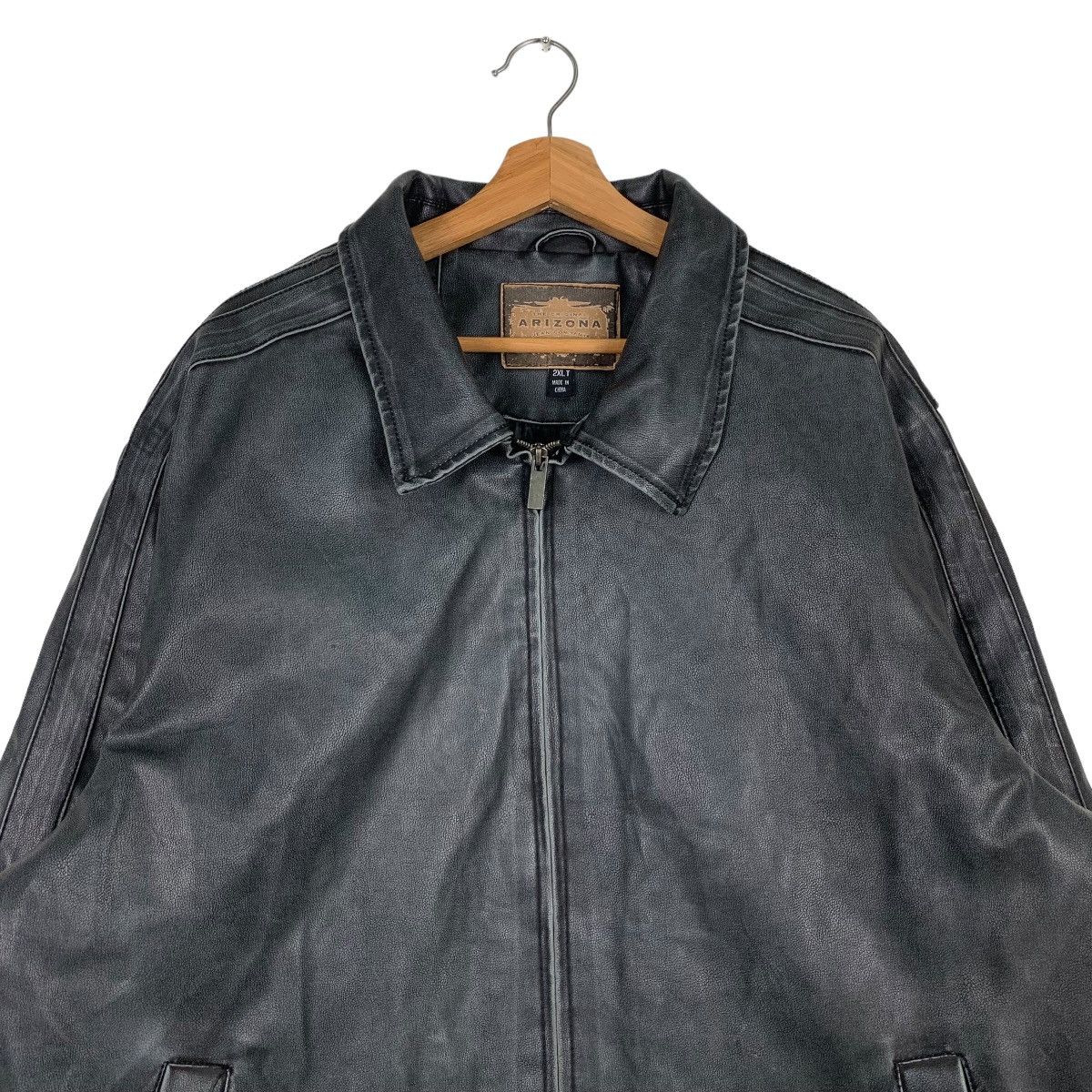 Arizona Jean Co. ARIZONA Leather Jacket #0142-C8 Size US XXL / EU 58 / 5 - 3 Thumbnail