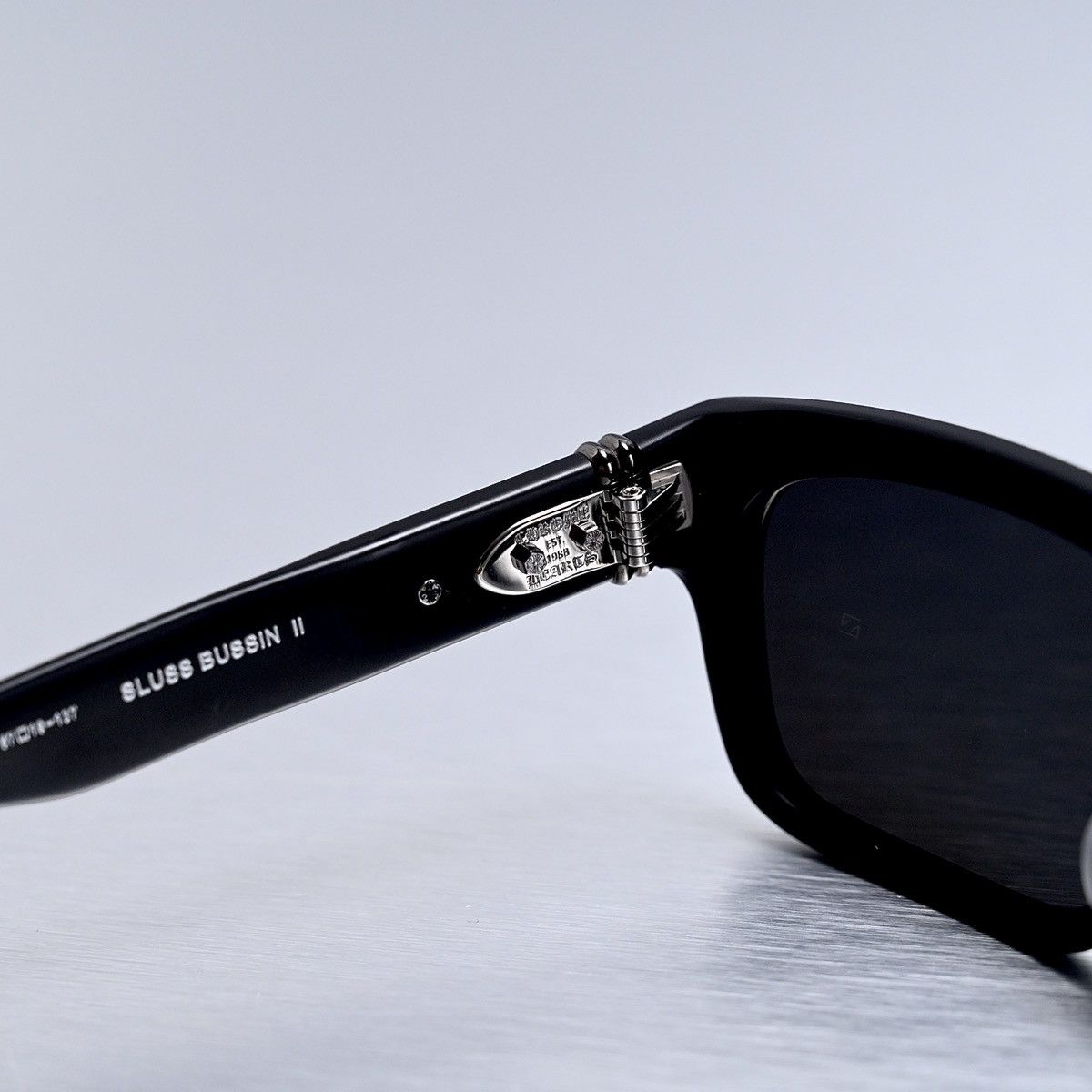 Chrome Hearts CHROME HEARTS SLUSS BUSSIN II MATTE BLACK SUNGLASSES Size ONE SIZE - 8 Thumbnail
