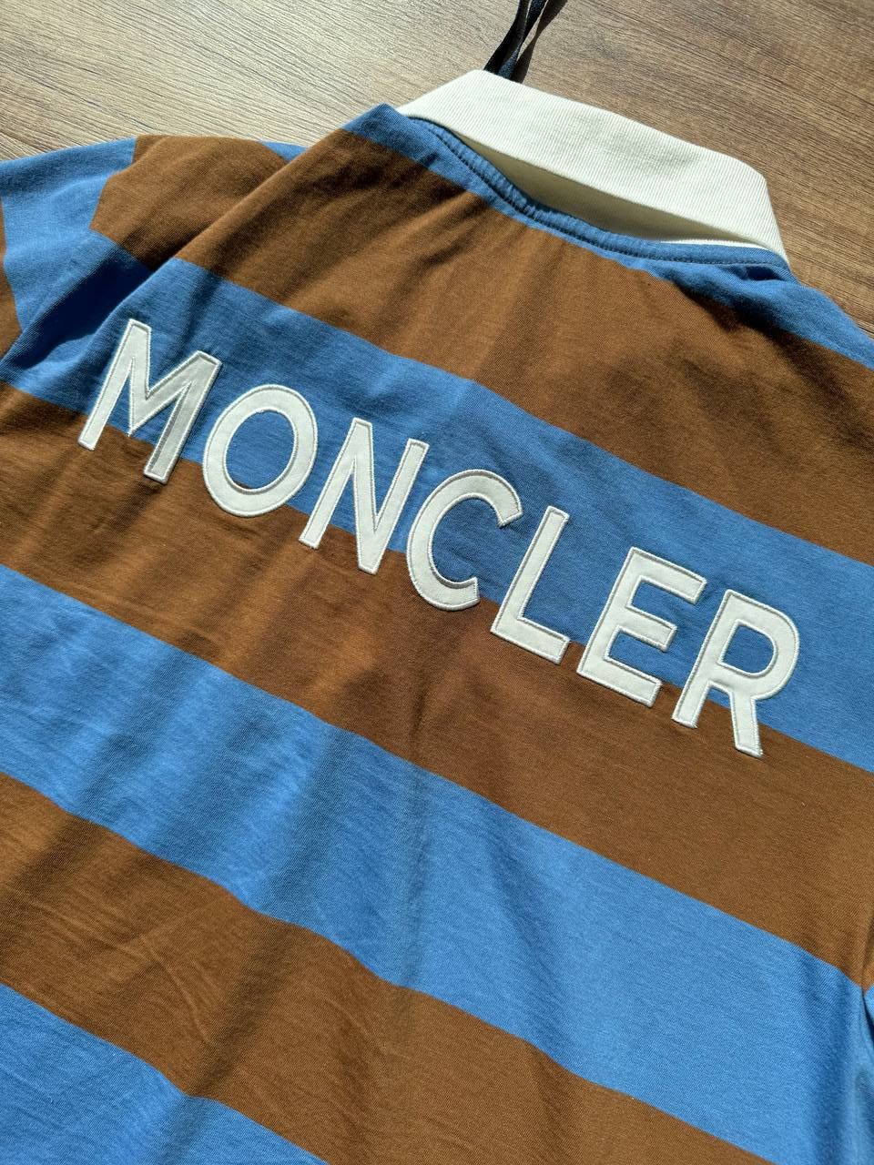 Moncler Moncler SS Striped Polo Size US M / EU 48-50 / 2 - 8 Thumbnail