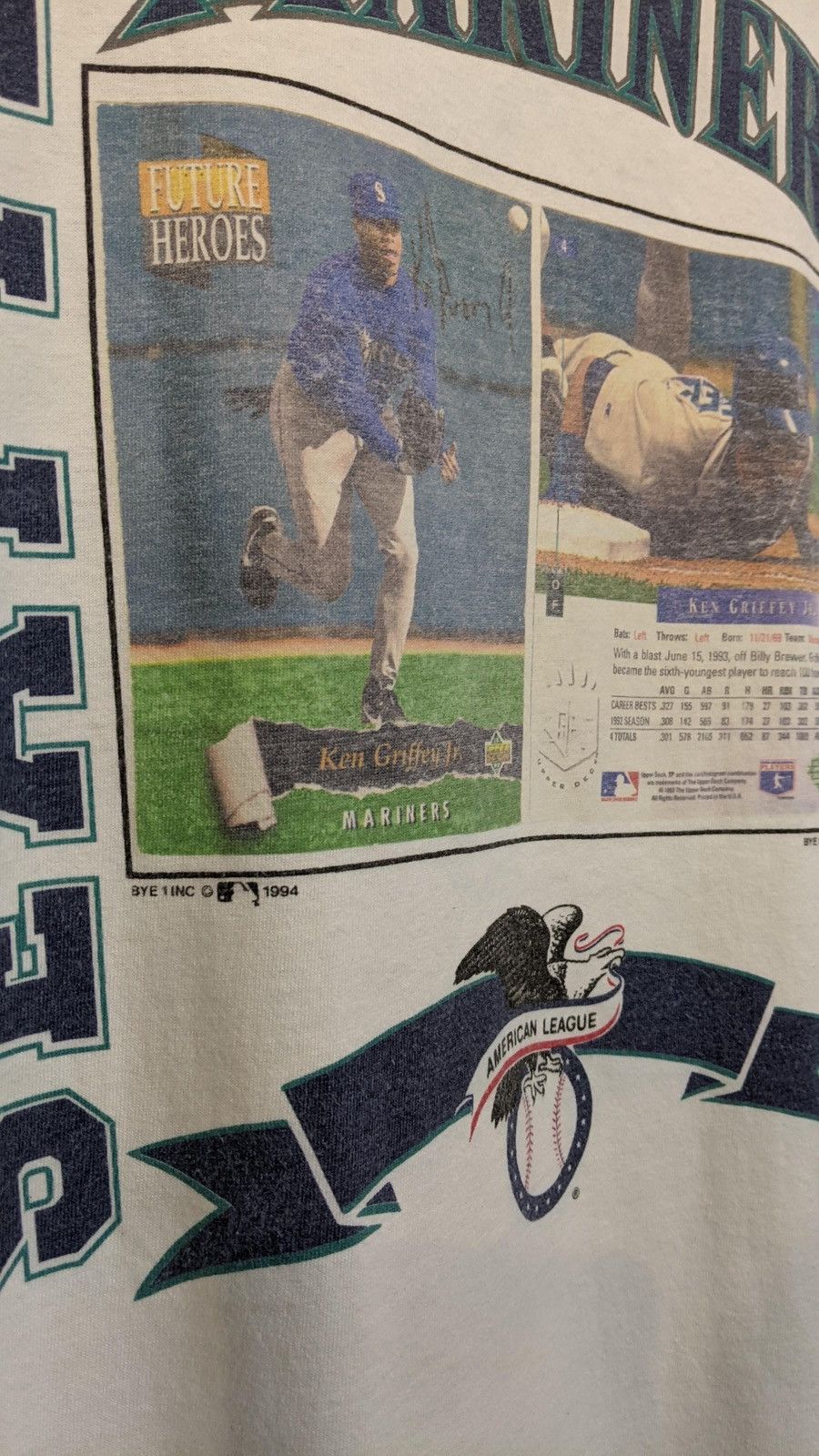 Other Ken Griffy Jr. Vintage Seattle Mariners 1994 T-Shirt MLB Size US M / EU 48-50 / 2 - 3 Thumbnail