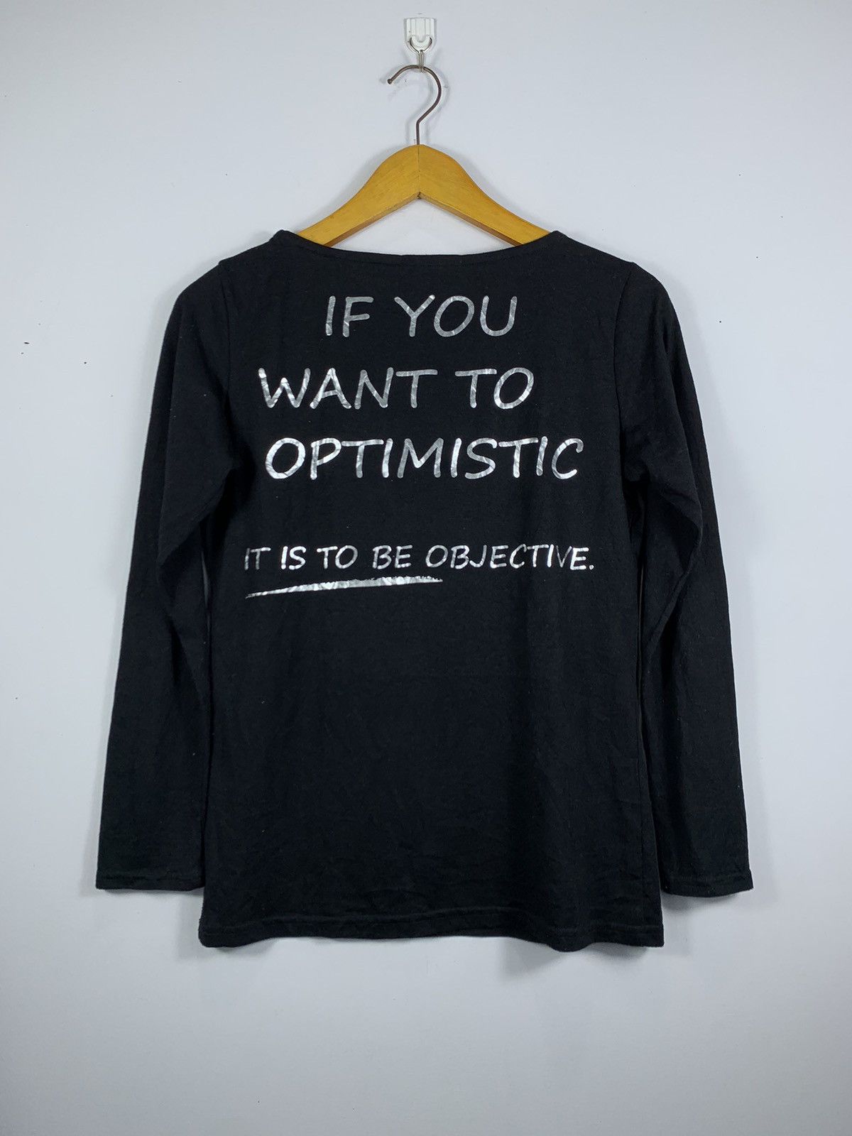 Hysteric Glamour LAZY DAISY, IF YOU WANT TO OPTIMISTIC LONG SLEEVE Size US M / EU 48-50 / 2 - 2 Thumbnail