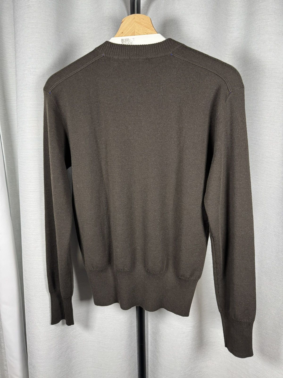 Burberry Burberry Daniel Lee Era Knight Blue Stitch Wool Sweater XS Size US XXS / EU 40 - 10 Thumbnail