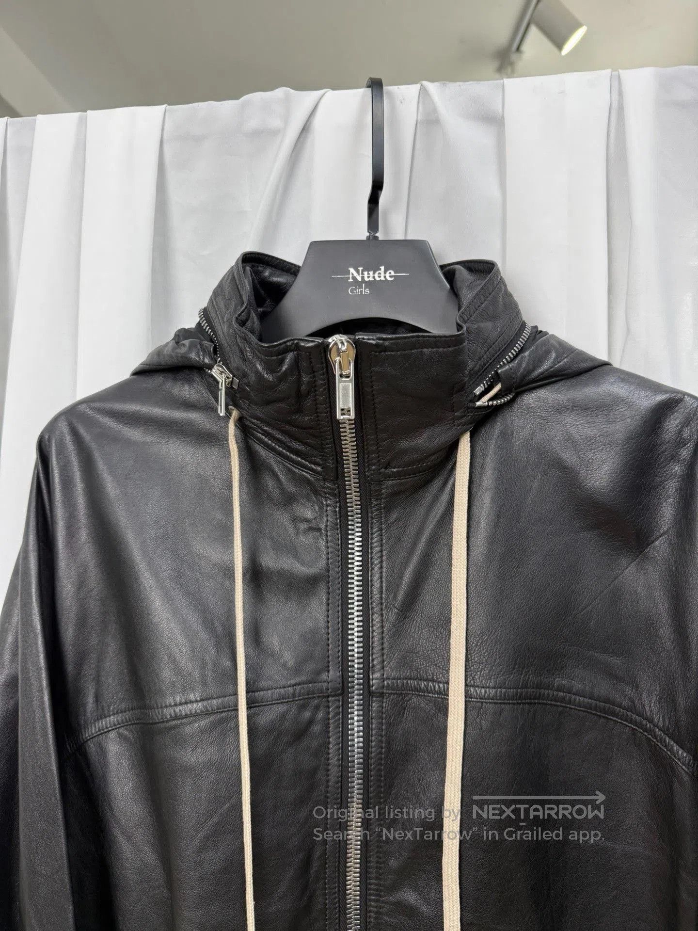 Rick Owens Rick Owens M65 Deconstructed Leather Jacket. Size US XXS / EU 40 - 3 Thumbnail