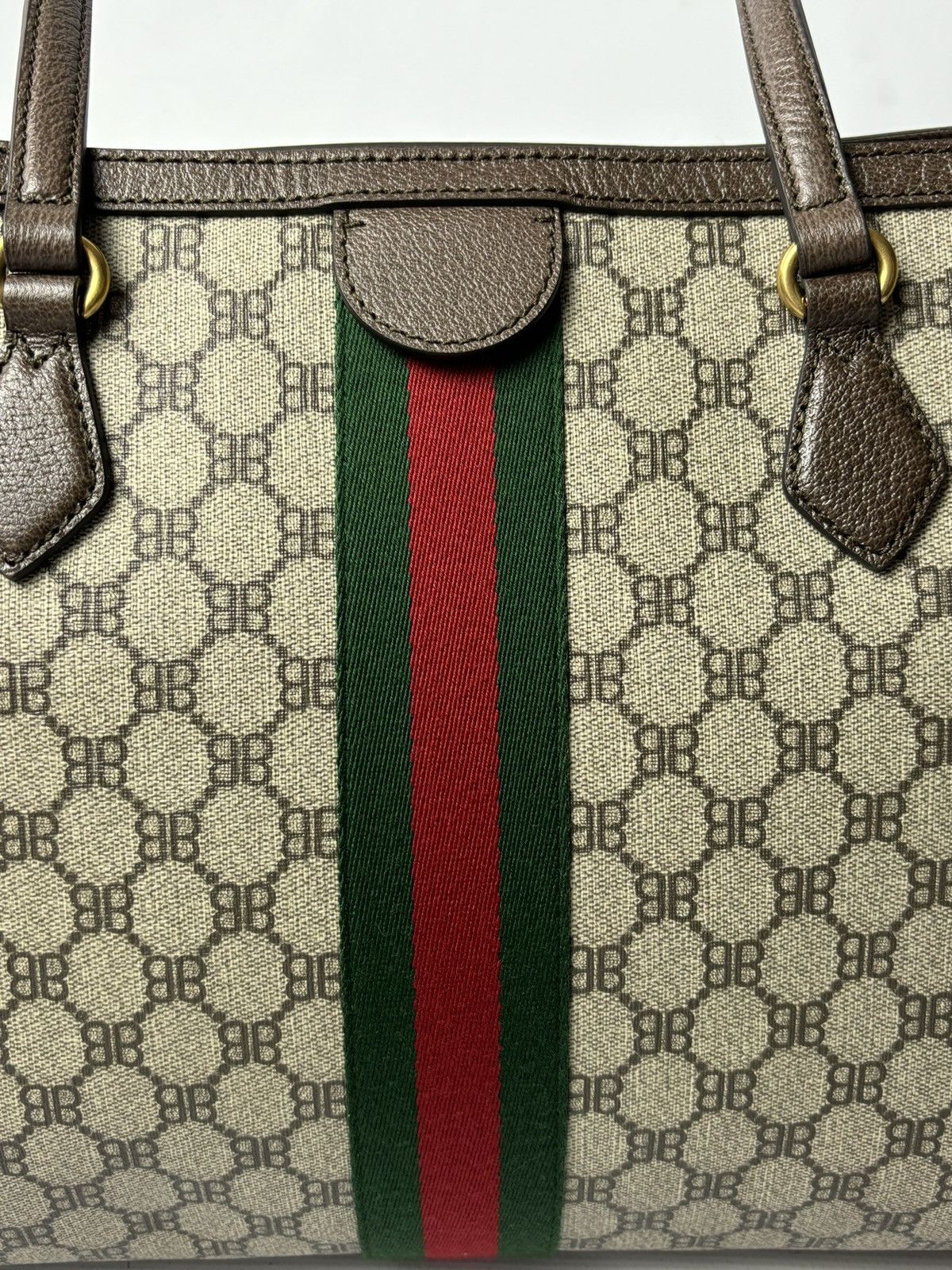 Balenciaga × Gucci Gucci Balenciaga The Hacker Project Grafitti Tote Bag Size ONE SIZE - 8 Thumbnail