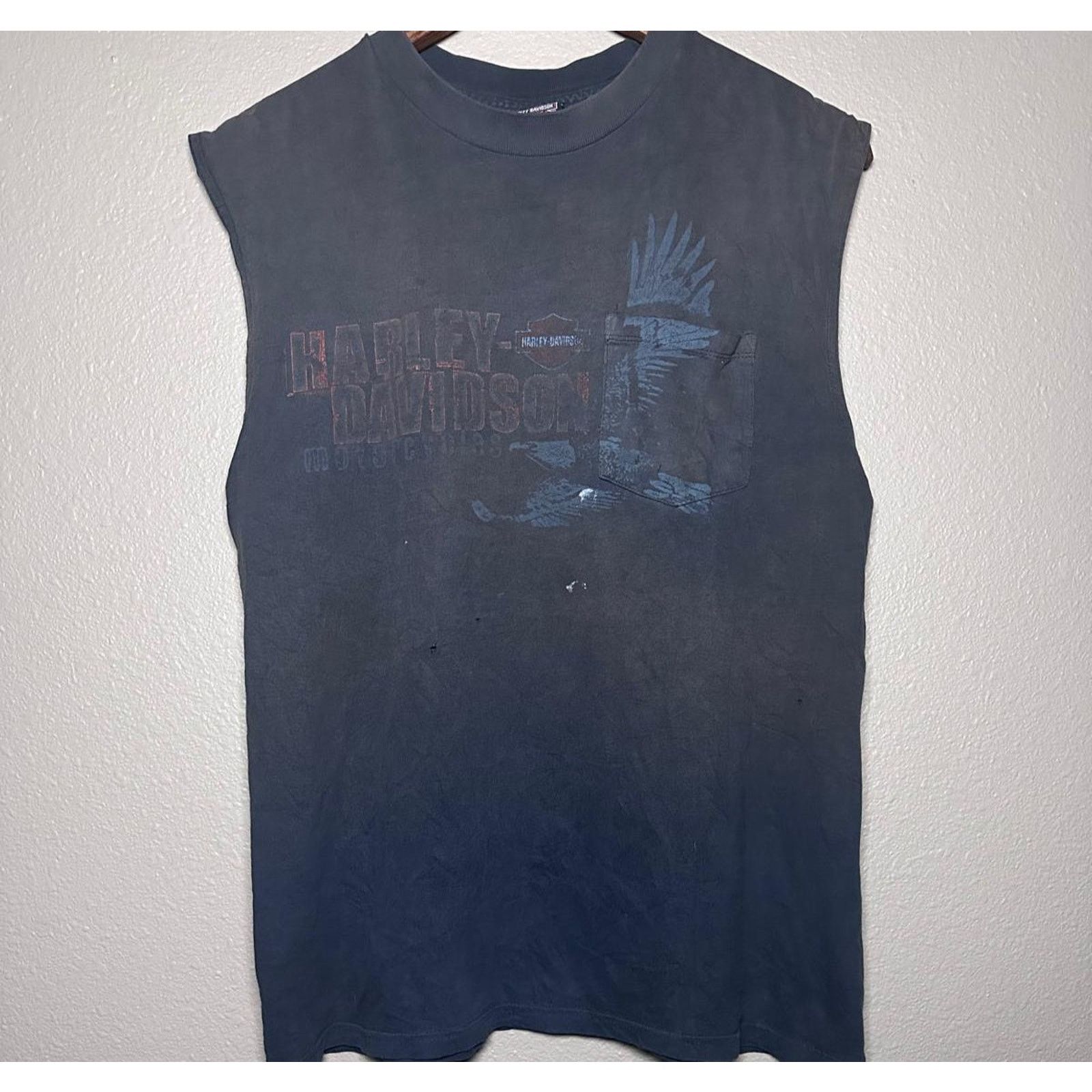 Harley Davidson 🦅 Harley-Davidson “Wichita Kansas Eagle Fade” – Size XL Size XL / US 12-14 / IT 48-50 - 2 Thumbnail