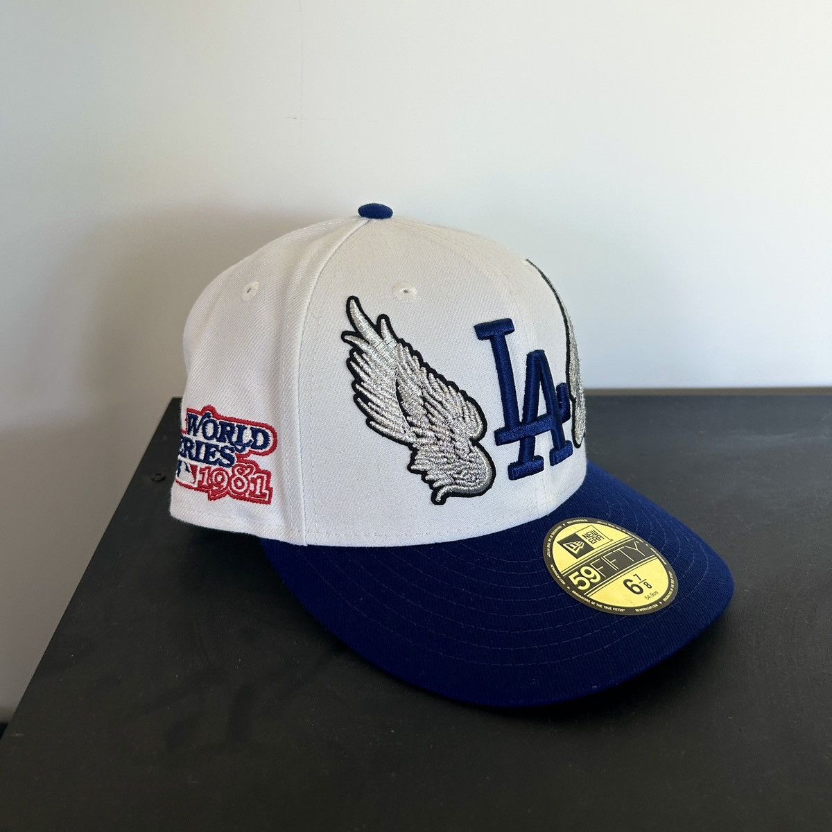 New Era *6 7/8* 1-of-1 NEW ERA Los Angeles Dodgers Exclusive Fitted Size ONE SIZE - 4 Thumbnail