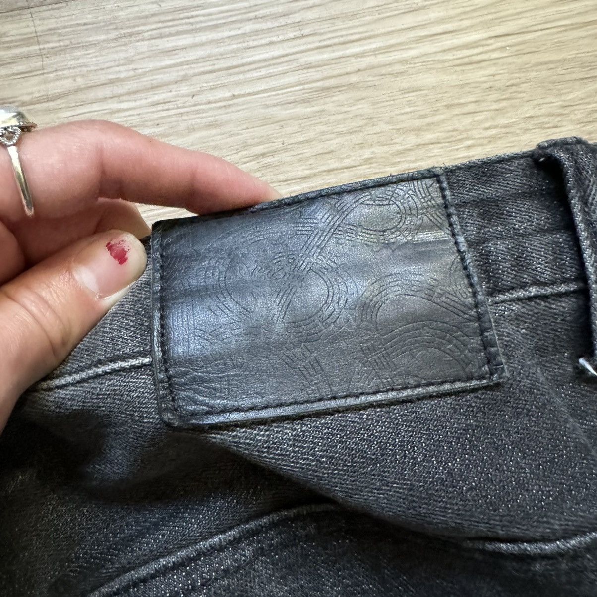 Number (N)ine Number (N)Ine x Loveless Guild Prime distressed denim Size US 30 / EU 46 - 9 Thumbnail