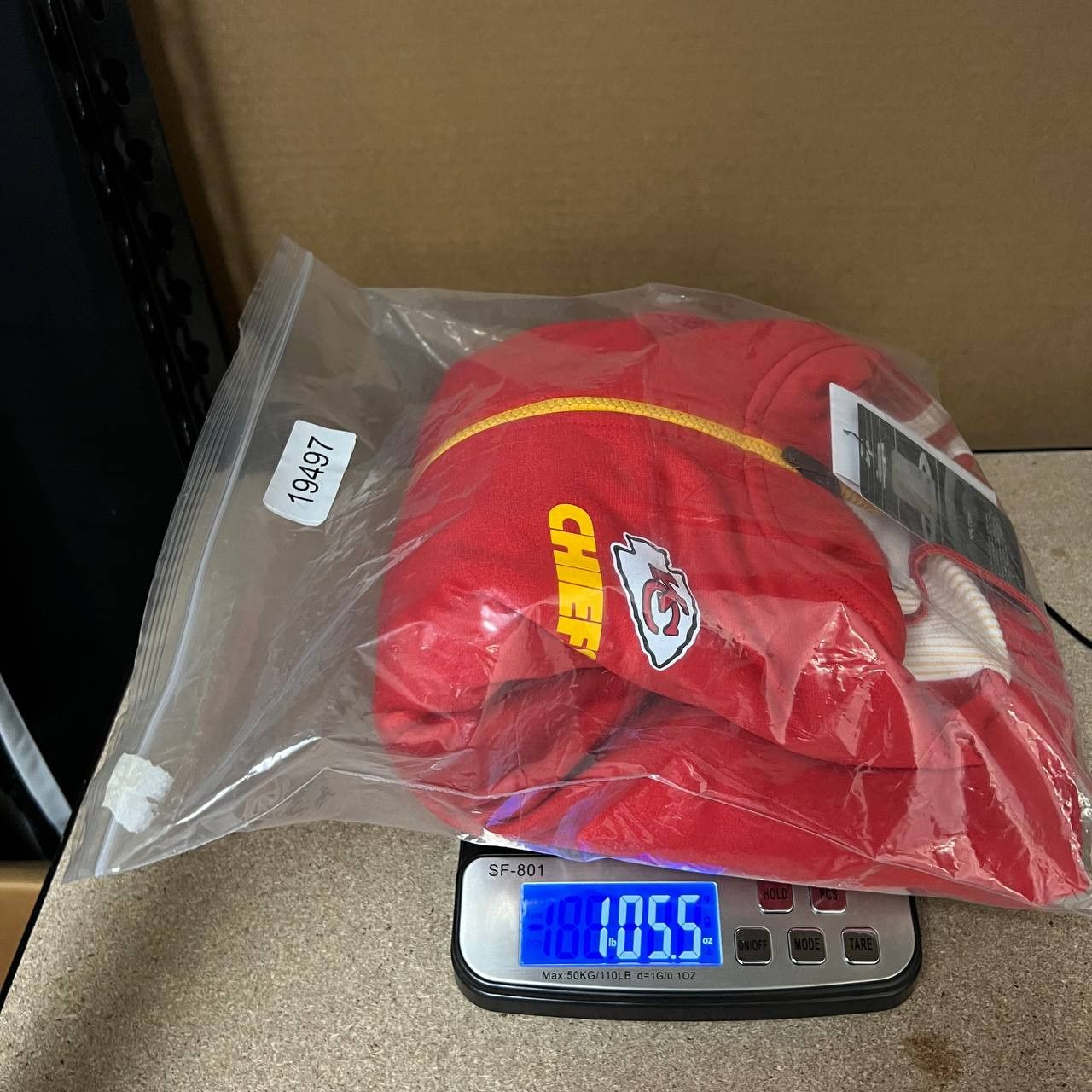 Nike Therma-Fit Hoodie Men Large Kansas City Chiefs NFL New