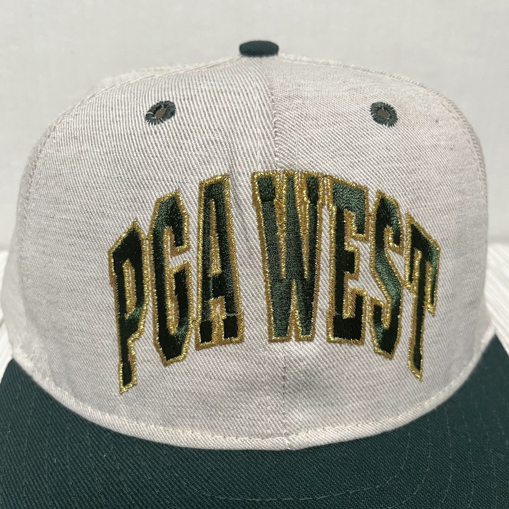 Vintage VINTAGE Proline Hat Golf 7 1/2 Gray Gray Proline Golf Hat Mens 90s Vintage USA Outdoor Sports Ball Cap Size ONE SIZE - 2 Thumbnail