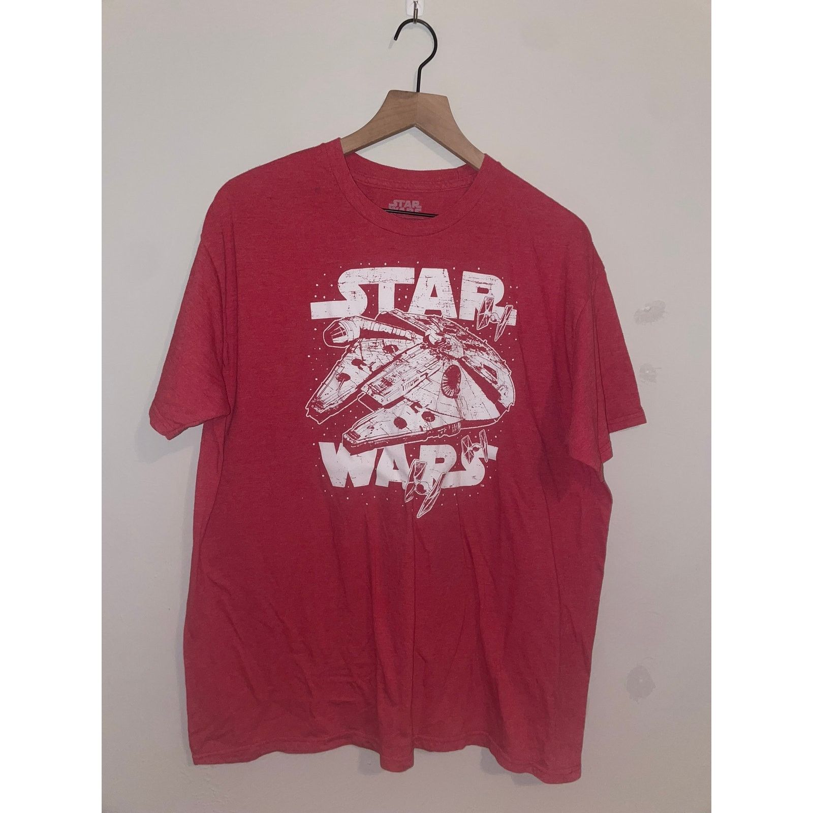 Star Wars Star Wars Red Shirt Movie Promo Graphic Shirt Tee 2XL XXL Size US XXL / EU 58 / 5 - 1 Thumbnail