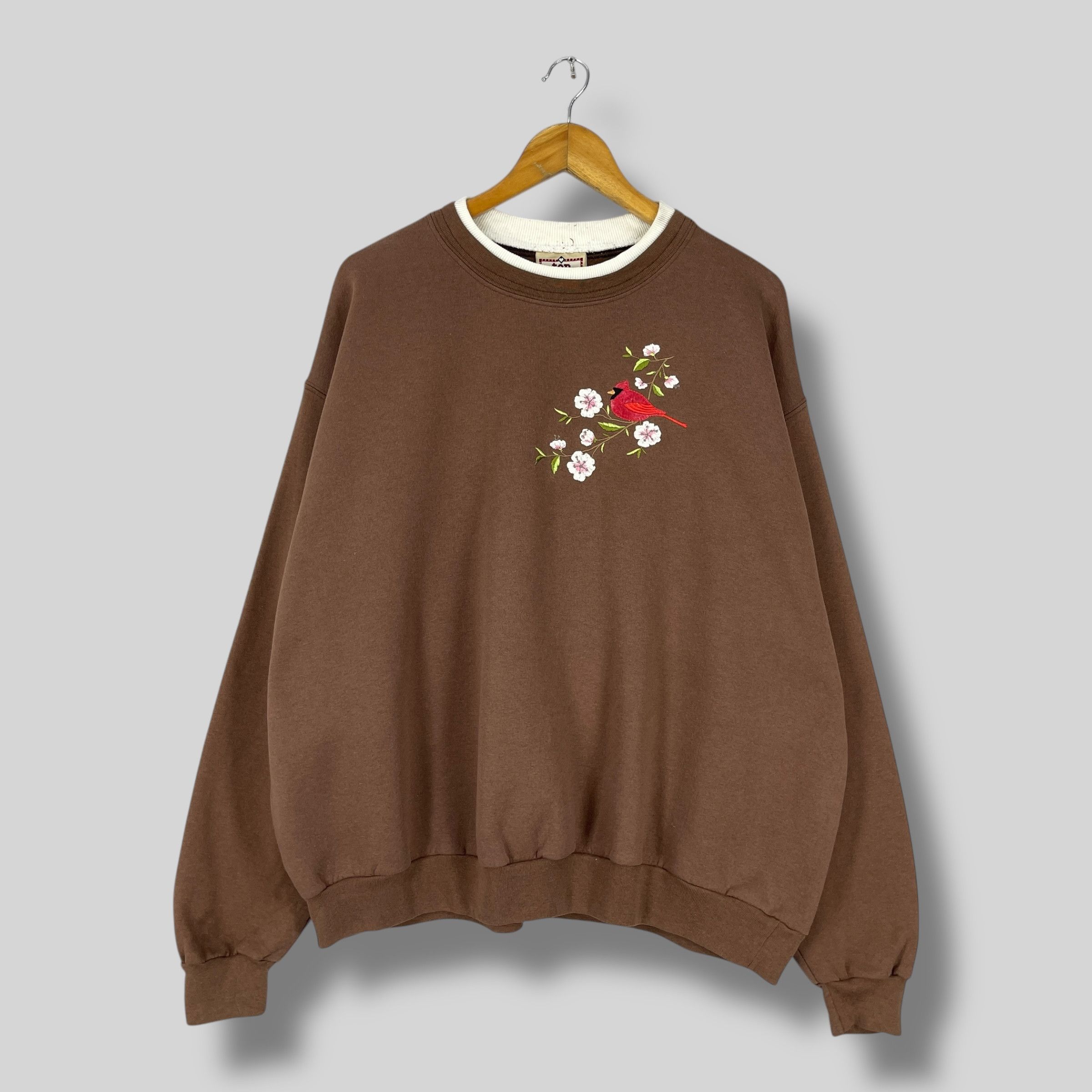 Vintage Vintage Y2K RED CARDINALS Oversized Sweatshirt Size US XXL / EU 58 / 5 - 1 Thumbnail