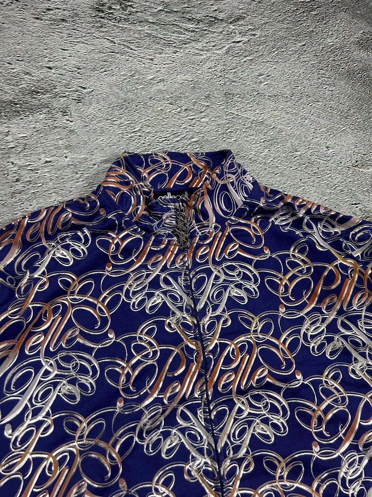 Pelle Pelle Pelle Pelle track jacket monogram big logo 90s purple Y2K Size US XXL / EU 58 / 5 - 3 Thumbnail