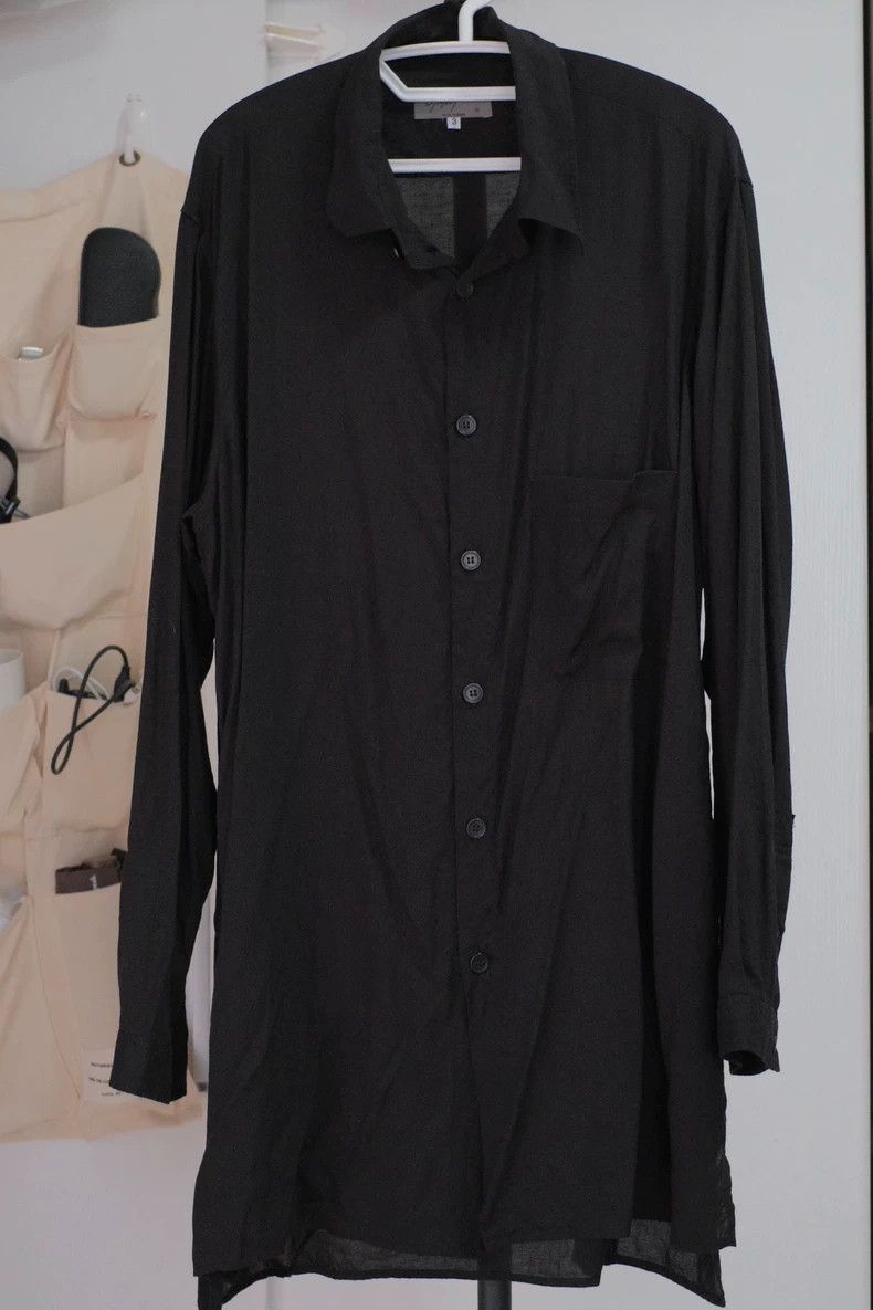 Yohji Yamamoto Yohji Yamamoto Tencel shirt Size US L / EU 52-54 / 3 - 1 Thumbnail