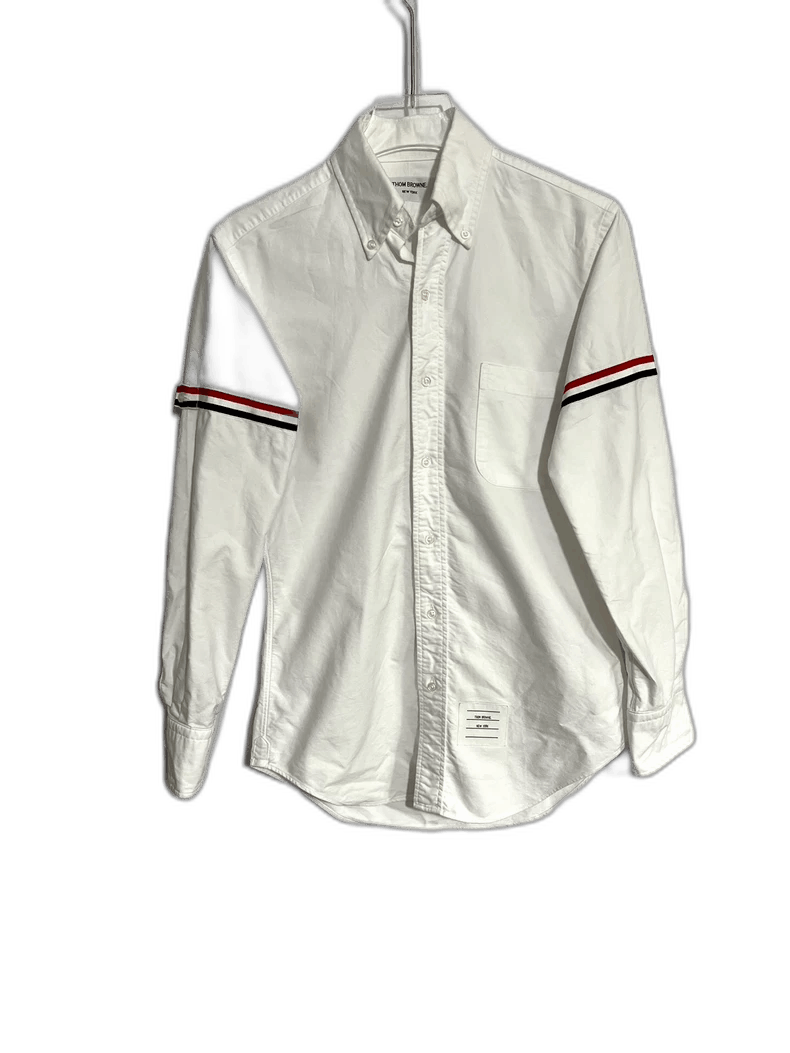 Thom Browne Thom Browne Long Sleeve Shirt with Stripes Size US S / EU 44-46 / 1 - 1 Thumbnail