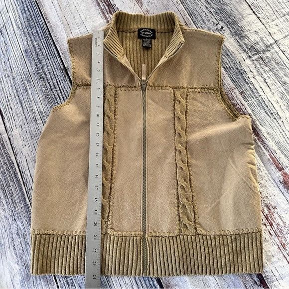 Vintage Vintage Suede Leather Zip Up Sleeveless Vest “Designers Stud Size L / US 10 / IT 46 - 7 Thumbnail