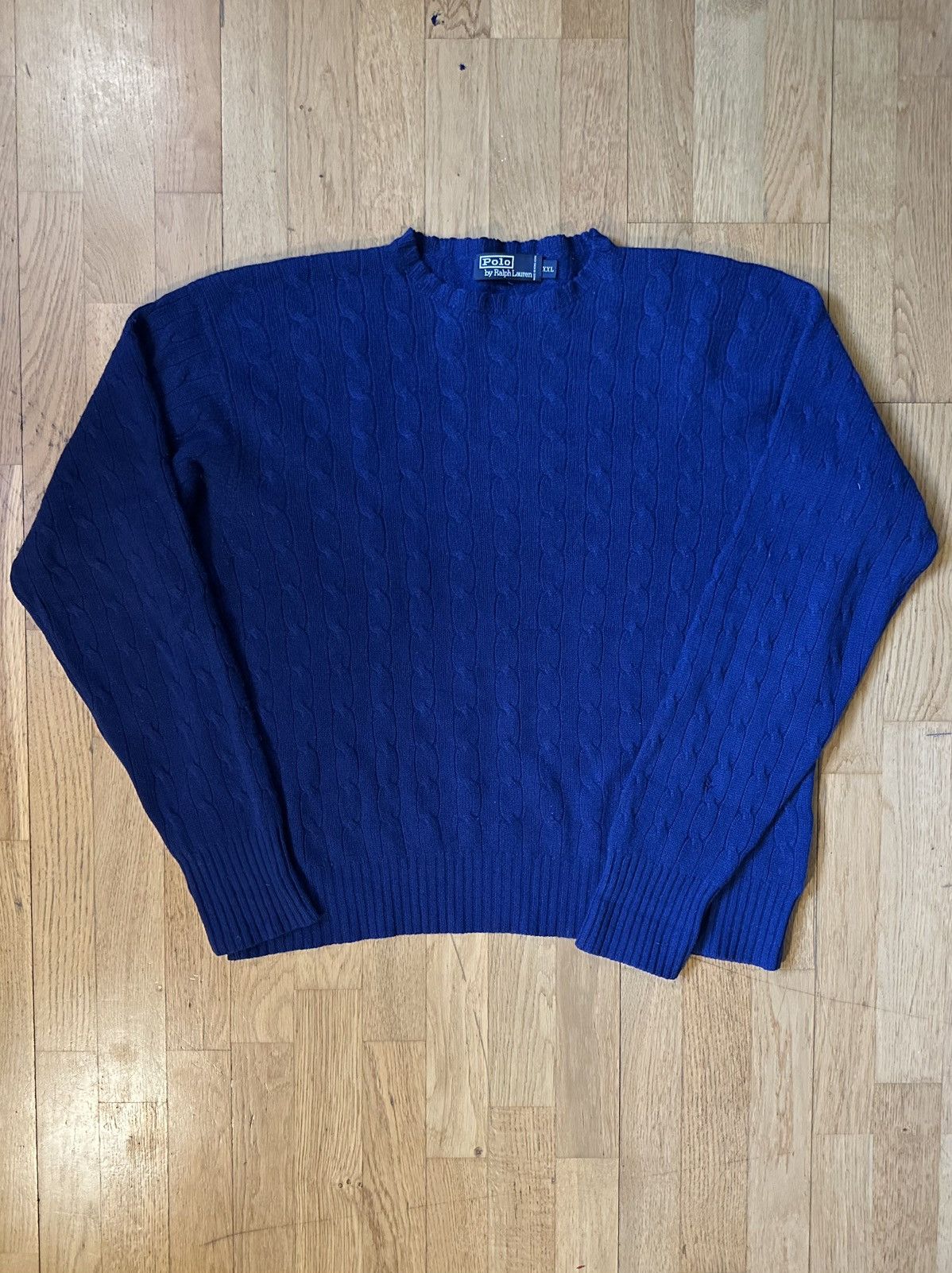 Polo Ralph Lauren The Iconic Cable-Knit Cashmere Jumper Polo Ralph Lauren Size US XXL / EU 58 / 5 - 1 Thumbnail