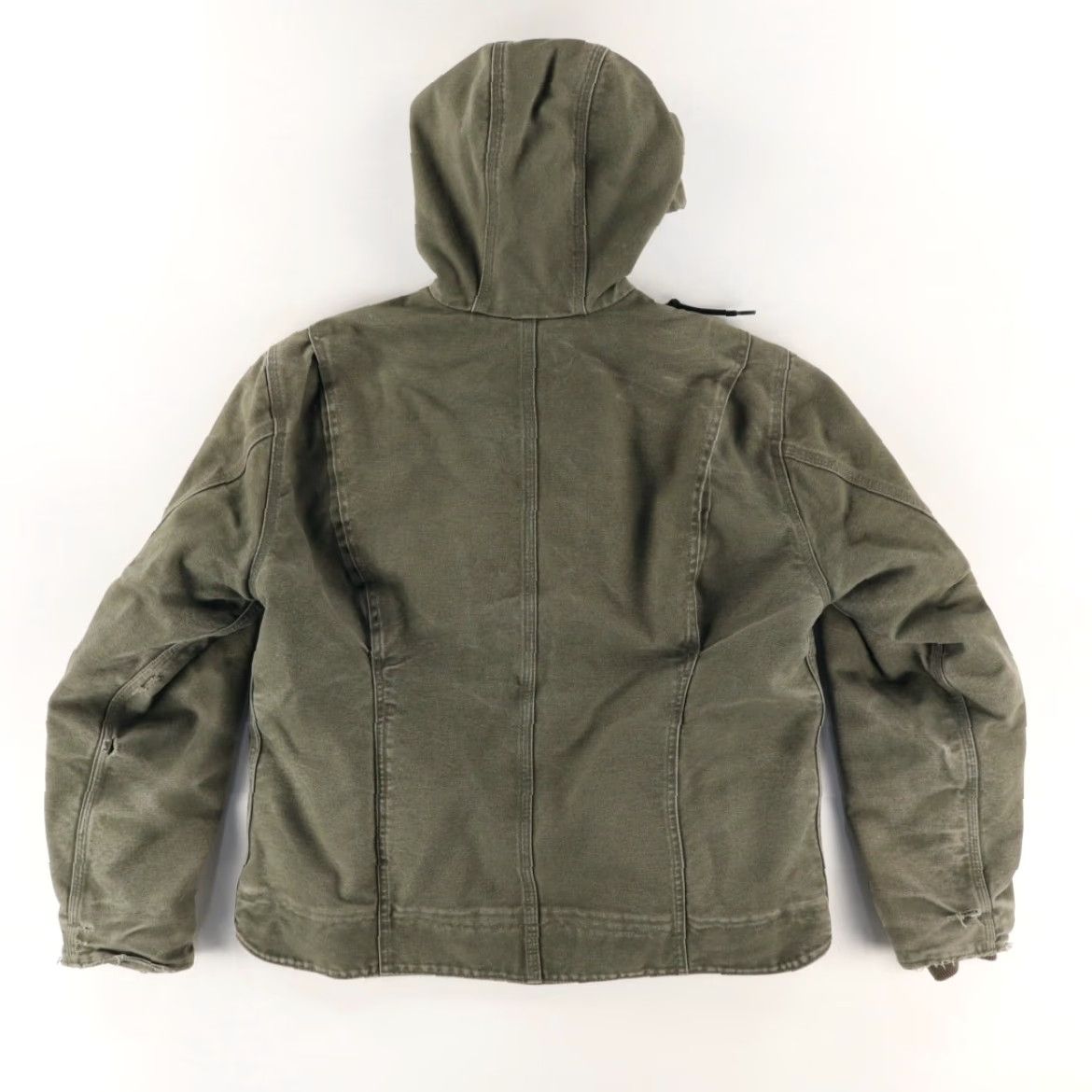 Carhartt Carhartt Hooded Sherpa Lined Canvas Solid Long Sleeve Jacket Green Women's L Shirt Size L / US 10 / IT 46 - 4 Thumbnail