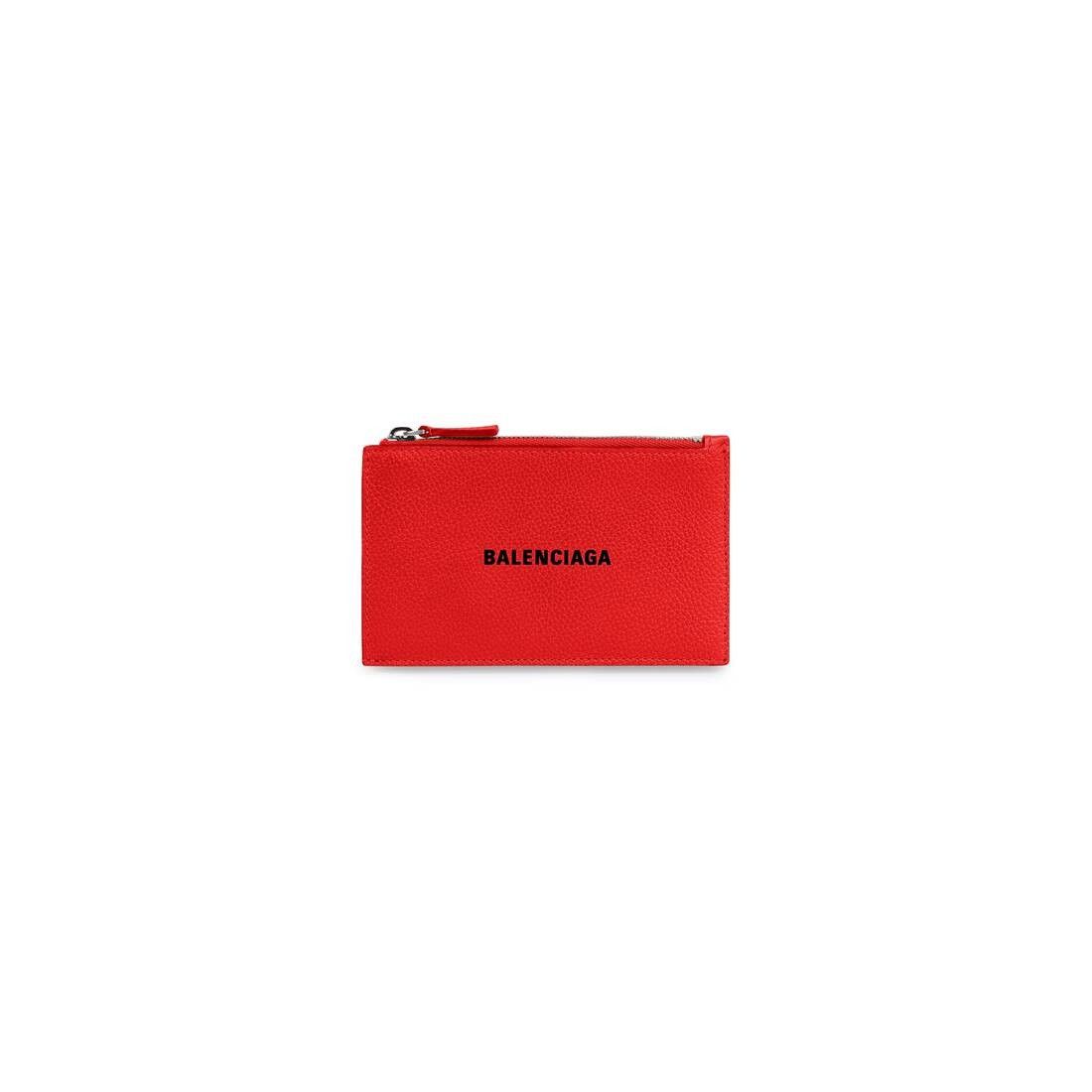 Balenciaga oc11z0225 Size: OS / Cash Large Long Coin Card Holder Red Size ONE SIZE - 1 Thumbnail